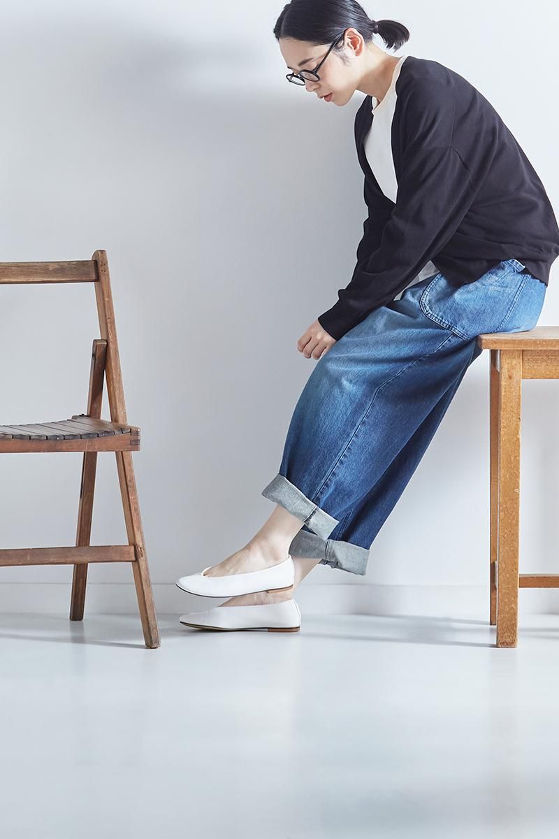 cotton denim balloon pants / ダメージ加工ver. - atelier