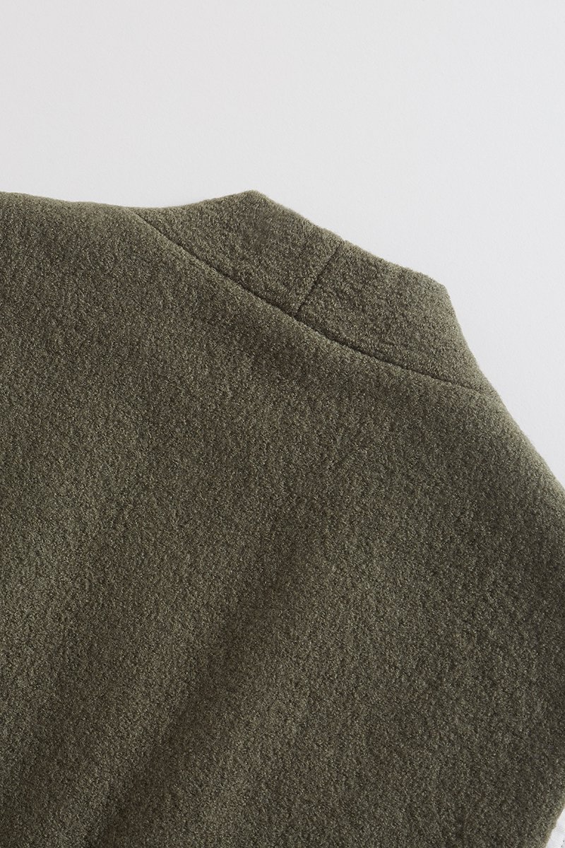 pure wool boucle vest - atelier naruse | Online store