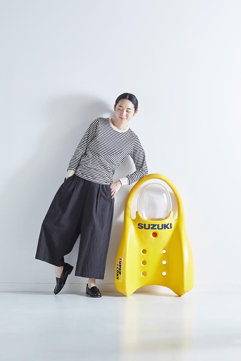 cotton slab wide pants / black - atelier naruse｜Online store｜the an