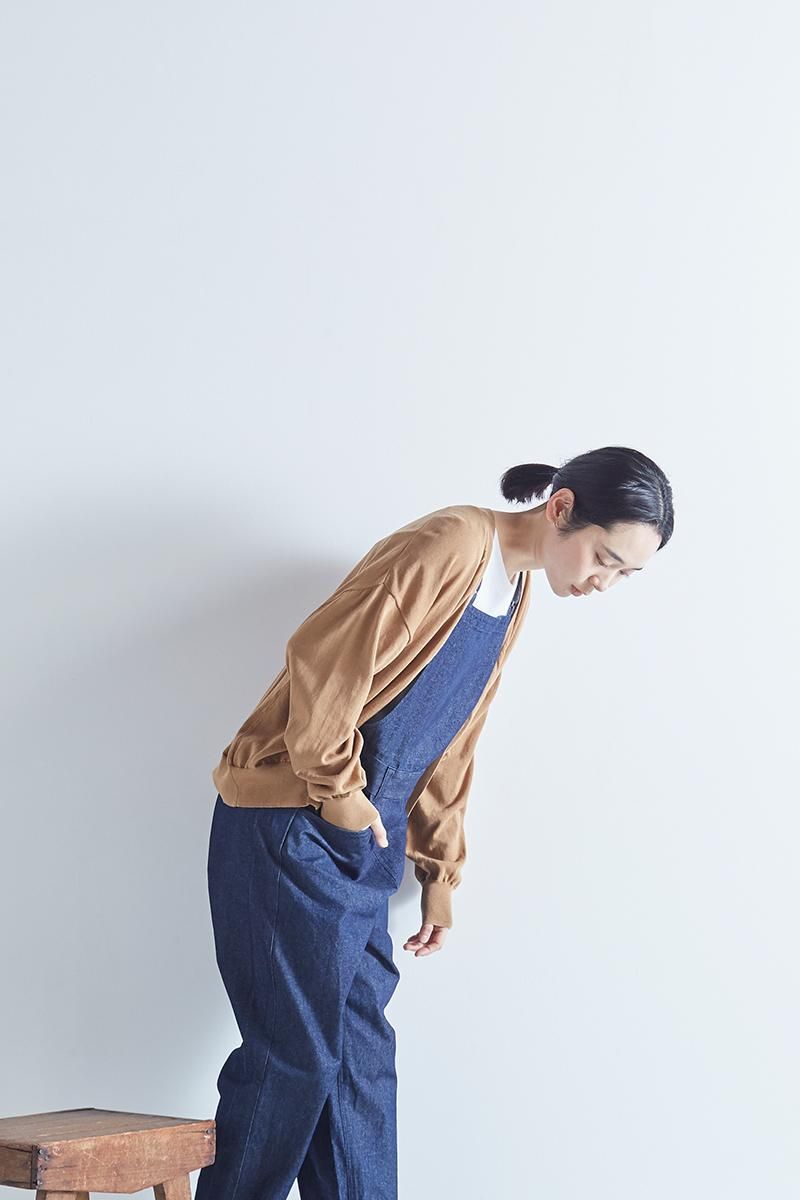 cotton denim overalls-pants - atelier naruse｜Online store