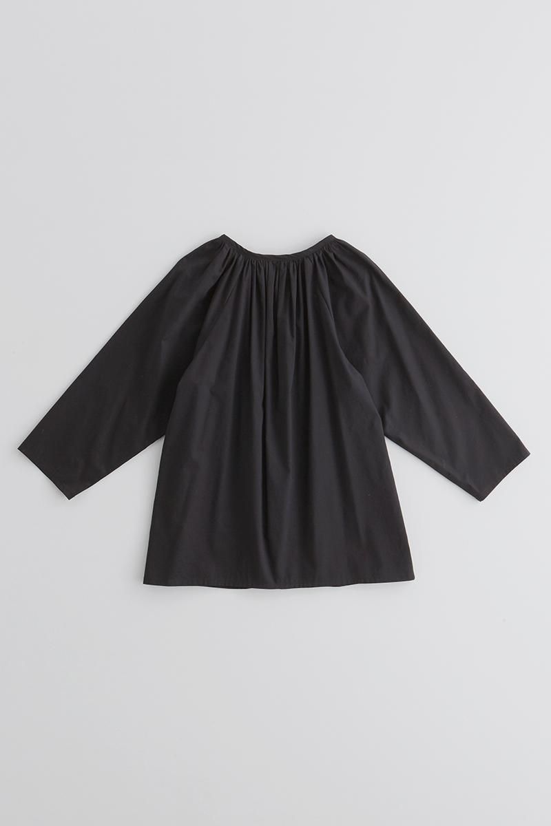 cotton loan ribbon tie smock blouse - atelier naruse｜Online