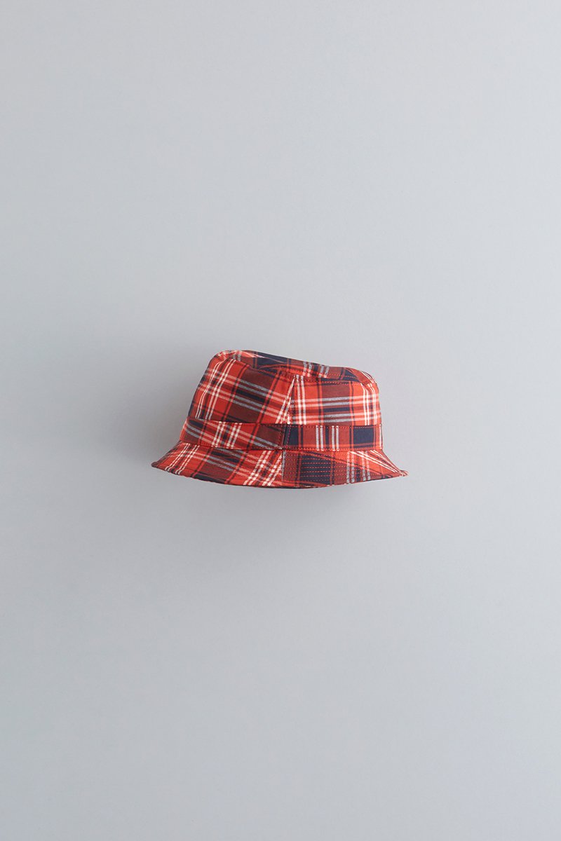 cotton ~tartan check~ pork-pie hat