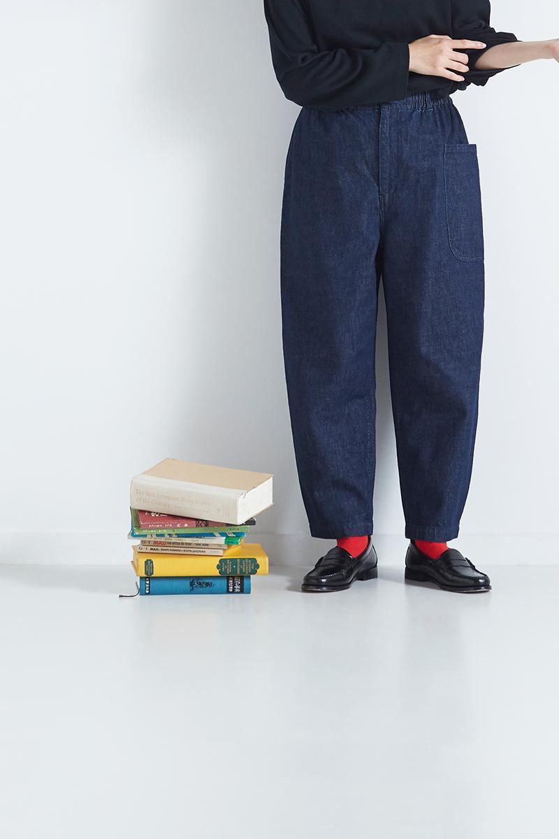 atelier naruse　denim balloon pants 40 atelier naruse Cotton Denim Balloon Pants INDIGO アトリエナルセ
