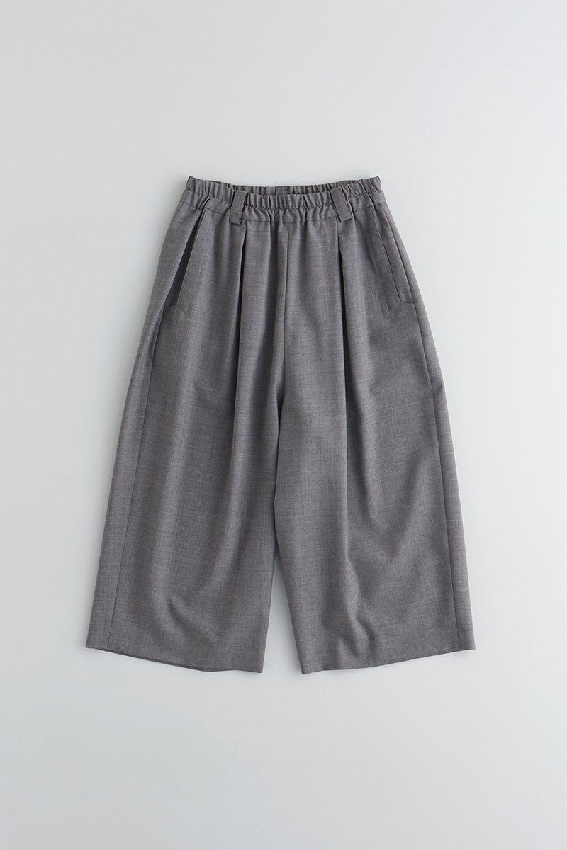 formal set-up gaucho pants / gray