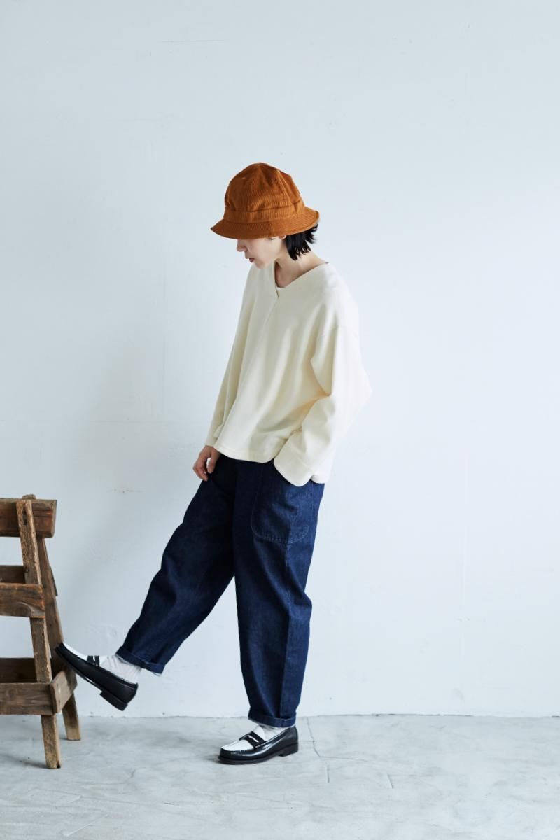 atelier naruse　denim balloon pants 40 cotton denim balloon pants - atelier naruse｜Online store