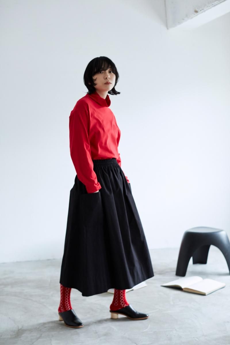 cotton high-neck cut&sew - atelier naruse|Online store|the an cotton high-neck cut&sew - atelier naruse|Online store|the an