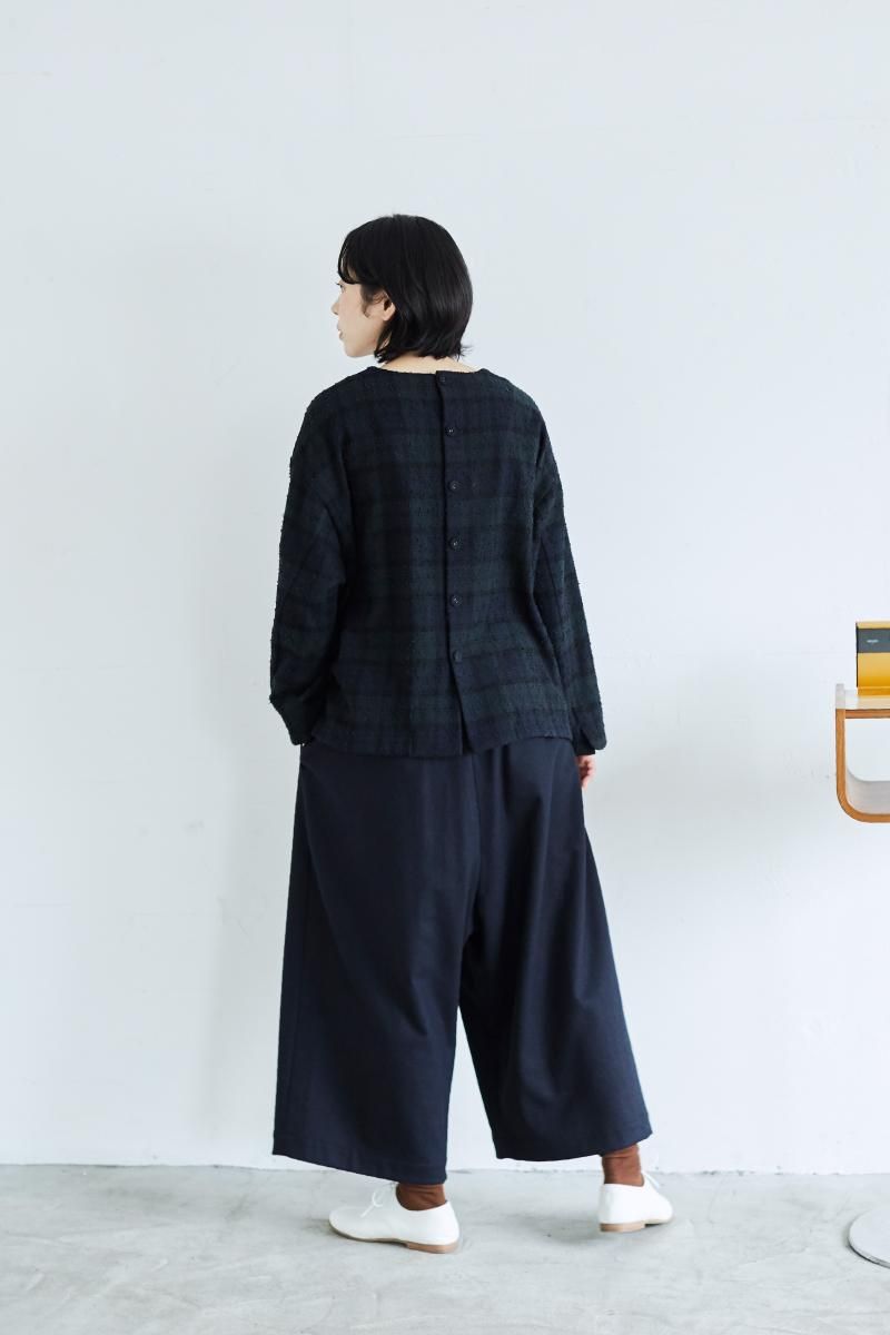アトリエナルセウールガウチョパンツ　フリー　グレー atelier naruse アトリエナルセ / フォーマルガウチョパンツ