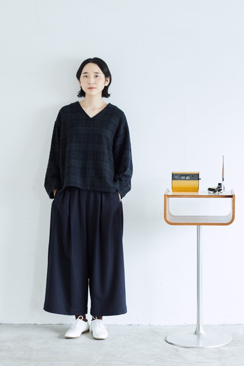 wool frano gaucho pants - atelier naruse | Online store