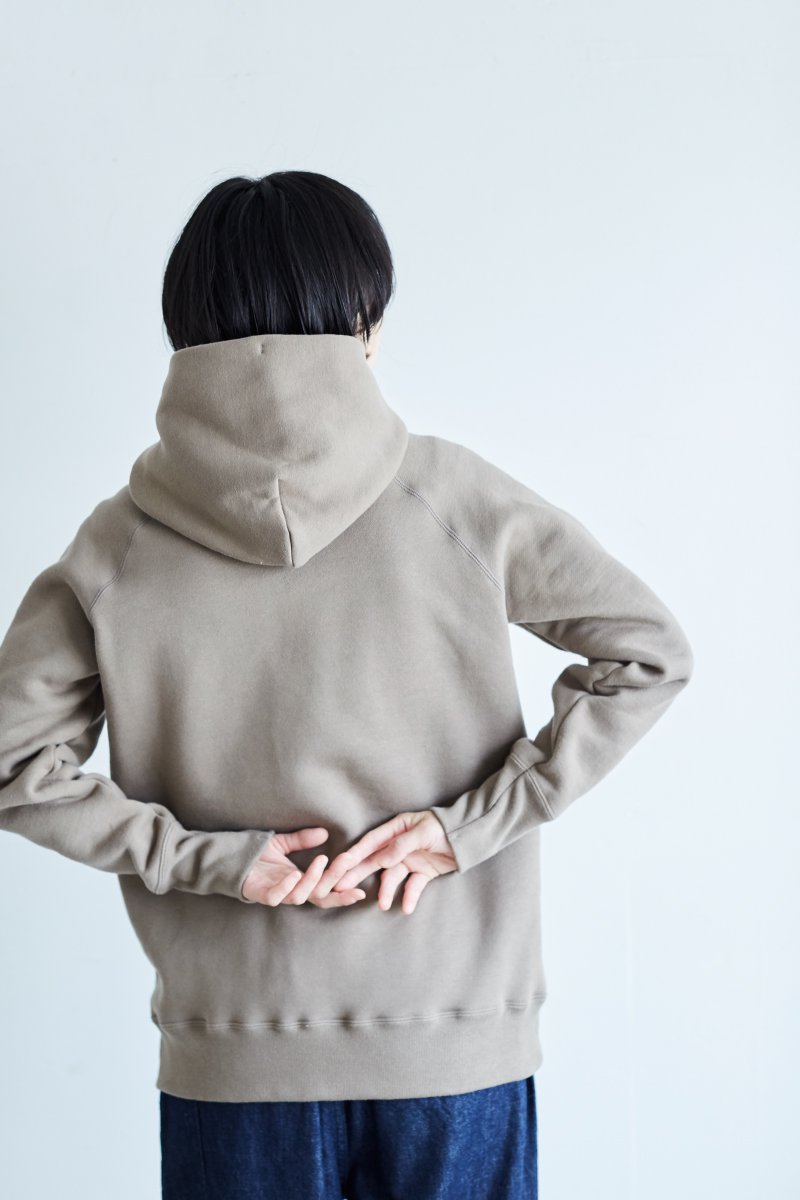 freece cotton hooded sweat-shirt - atelier naruse | Online store