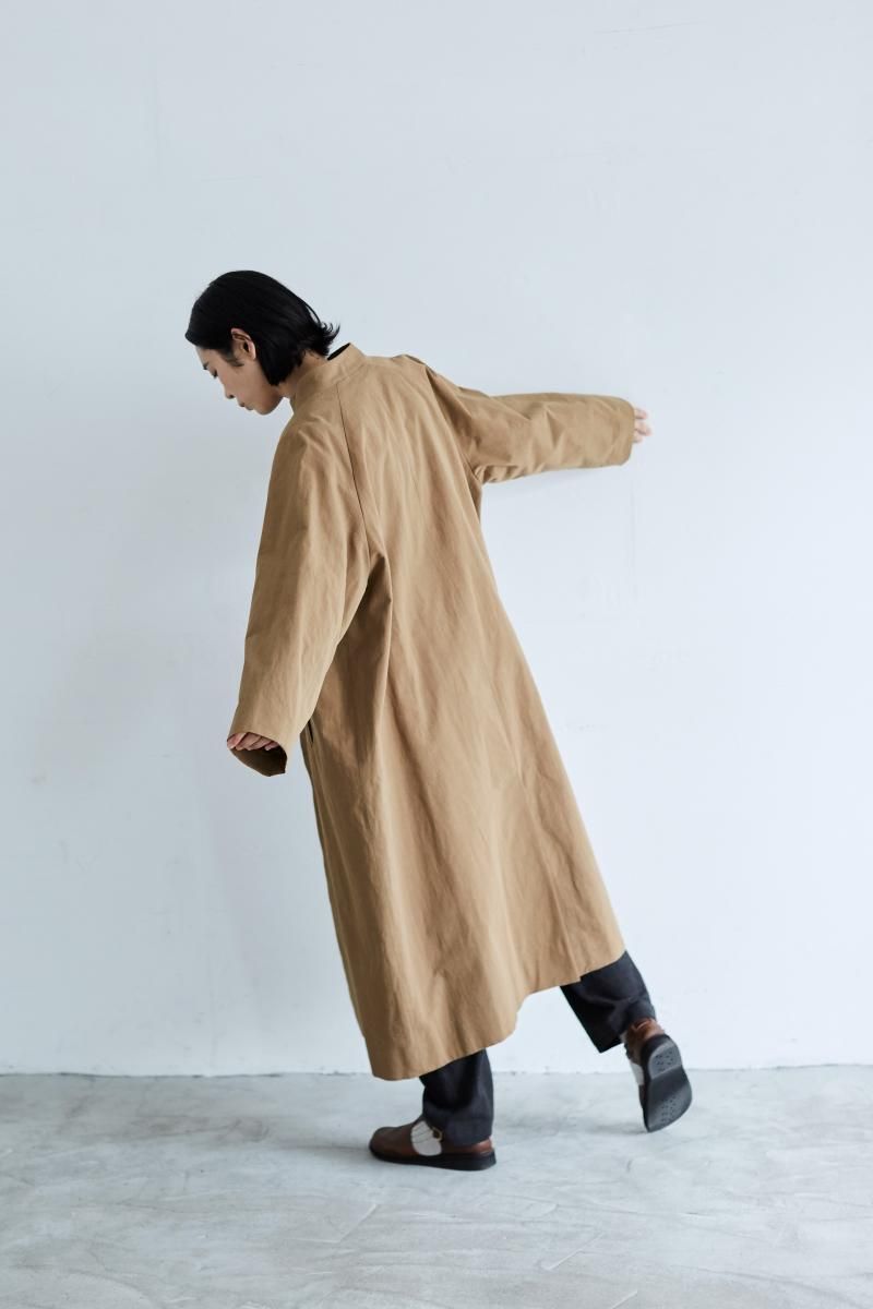 mame kurogouchi マメ トレンチ Cotton Hemp Coat - トレンチコート