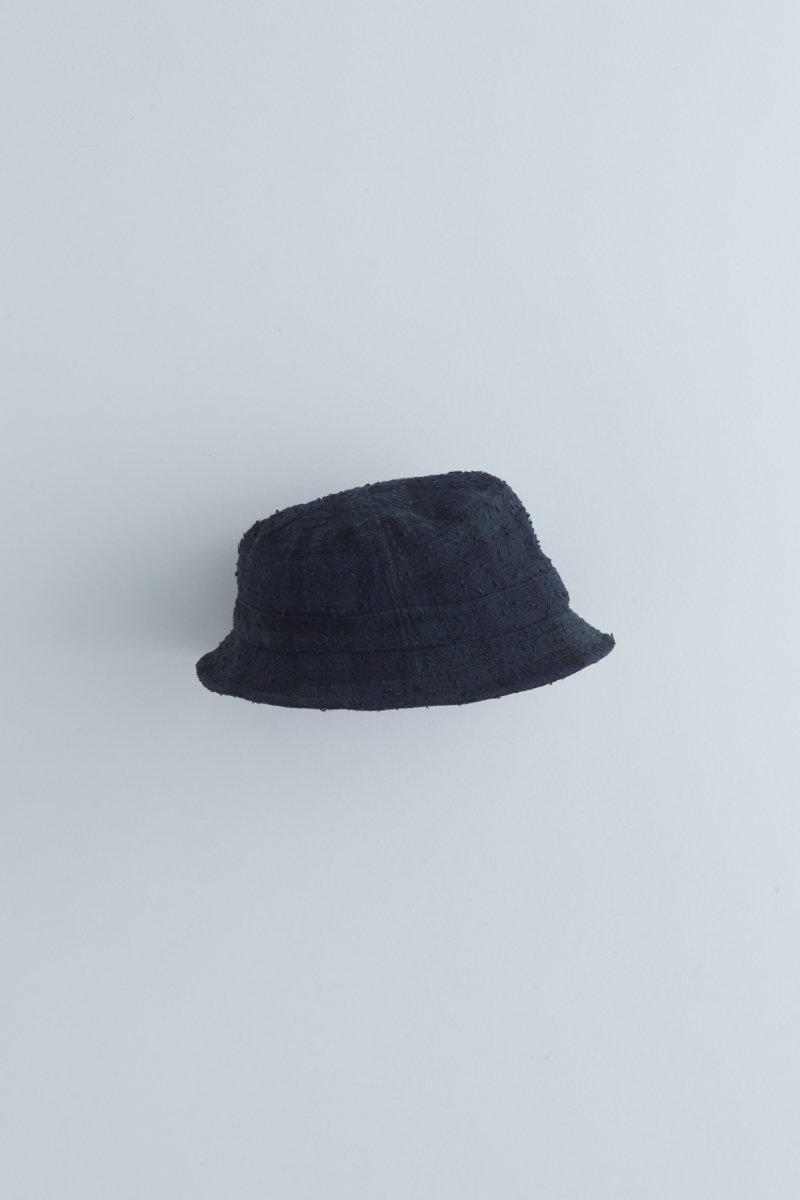 wool frano black watch pork-pie hat