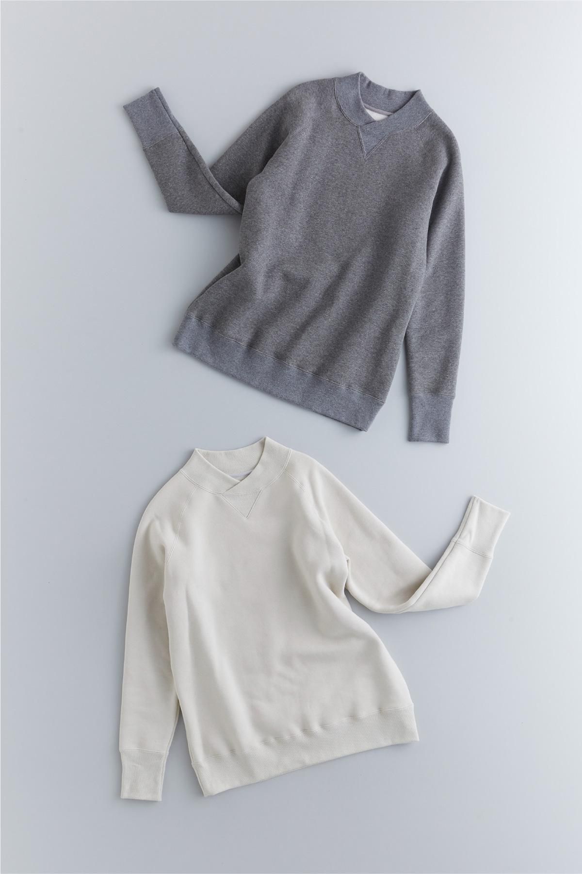 freece cotton mock neck sweat - atelier naruse｜Online store｜the an