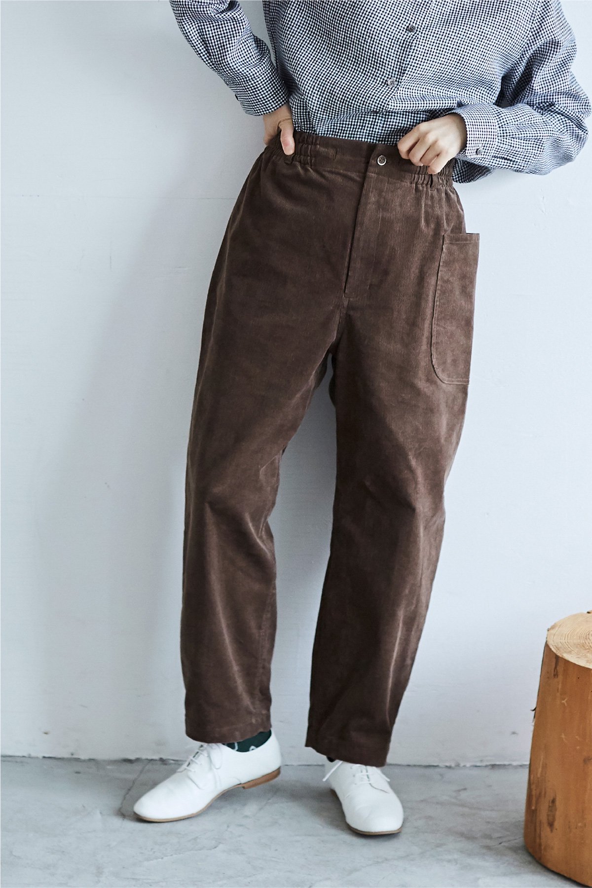 cotton corduroy balloon pants - atelier naruse | Online store