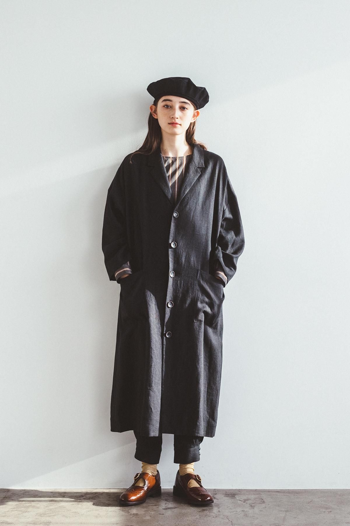 linen jodhpurs / black - atelier naruse｜Online store｜the an
