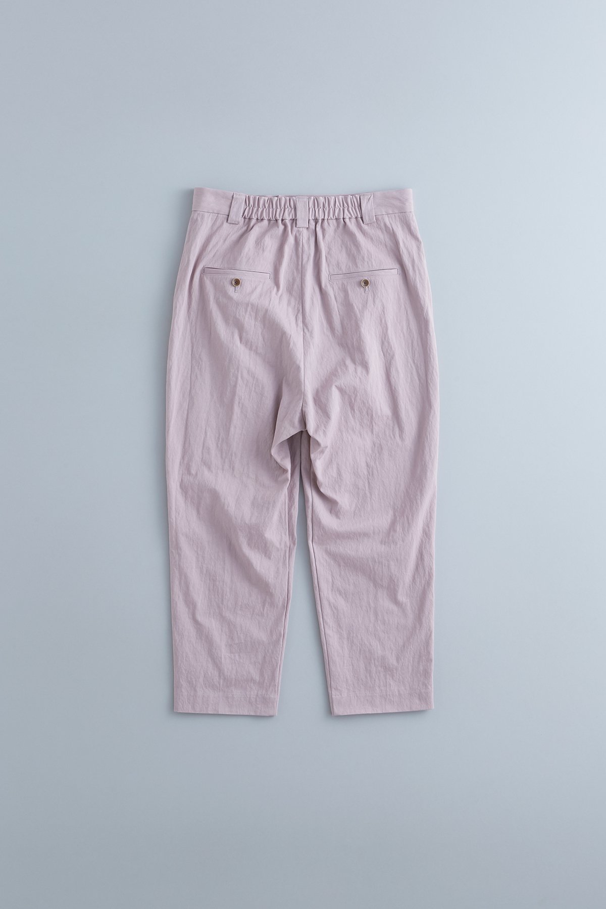 cotton nylon gabardine - tapered pants - atelier naruse | Online store