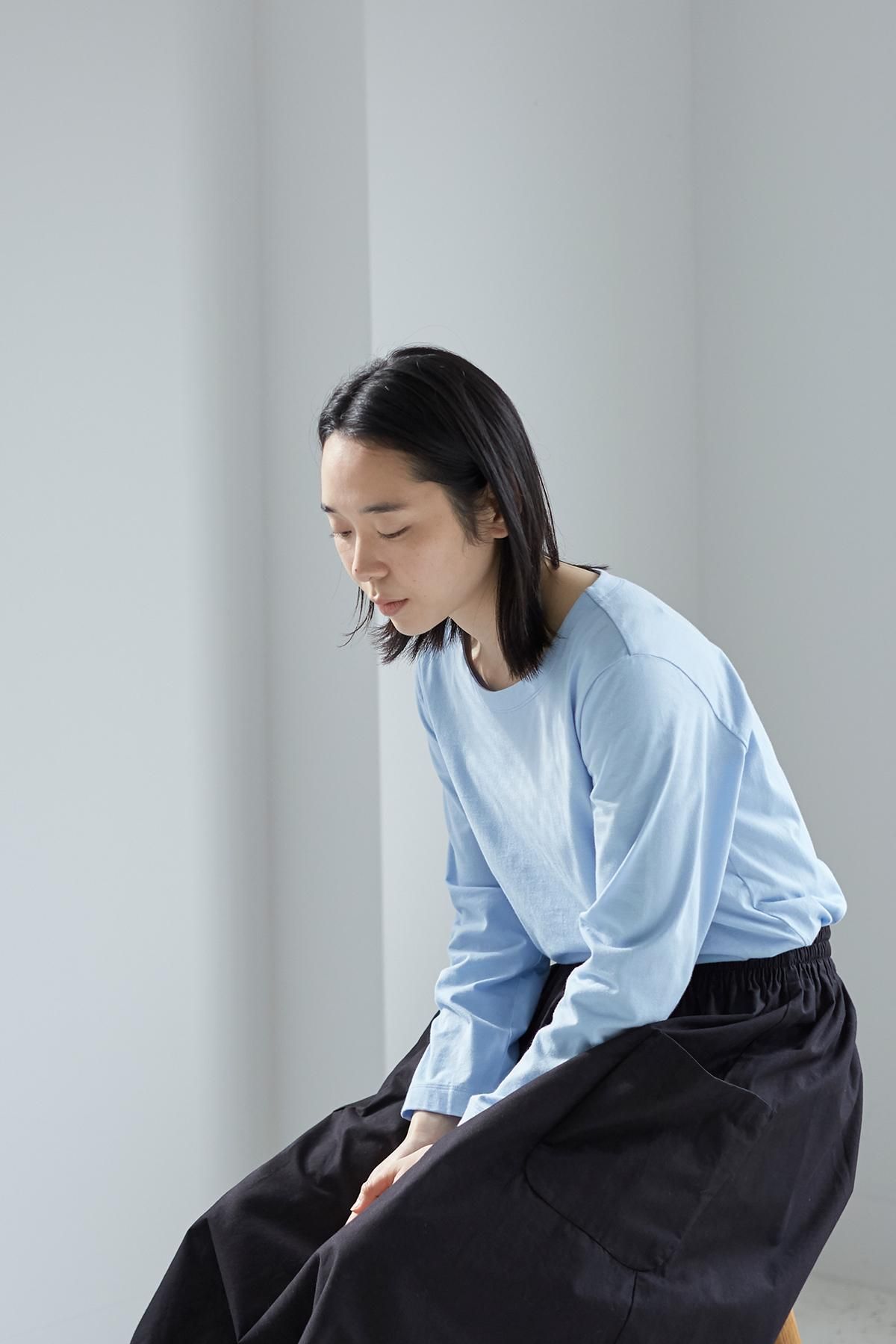 アトリエナルセ atelier naruse cotton ~standard~ cut&sewn コットン スタンダード カットソー 38/レッド【2400014001969】 cotton ~standard~ cut&sewn（long sleeves） - atelier naruse