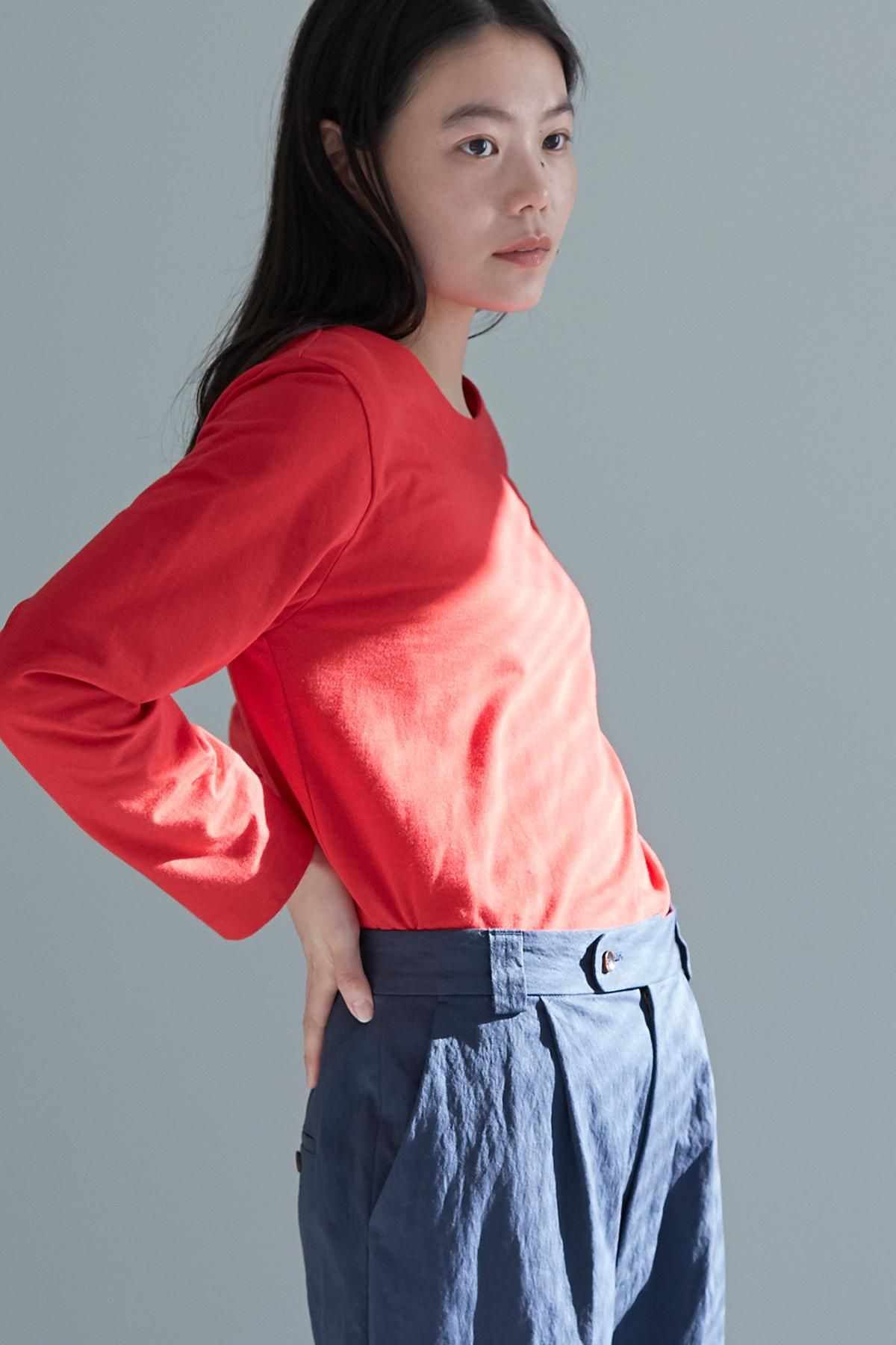 cotton ~standard~ cut&sewn（long sleeves） - atelier naruse