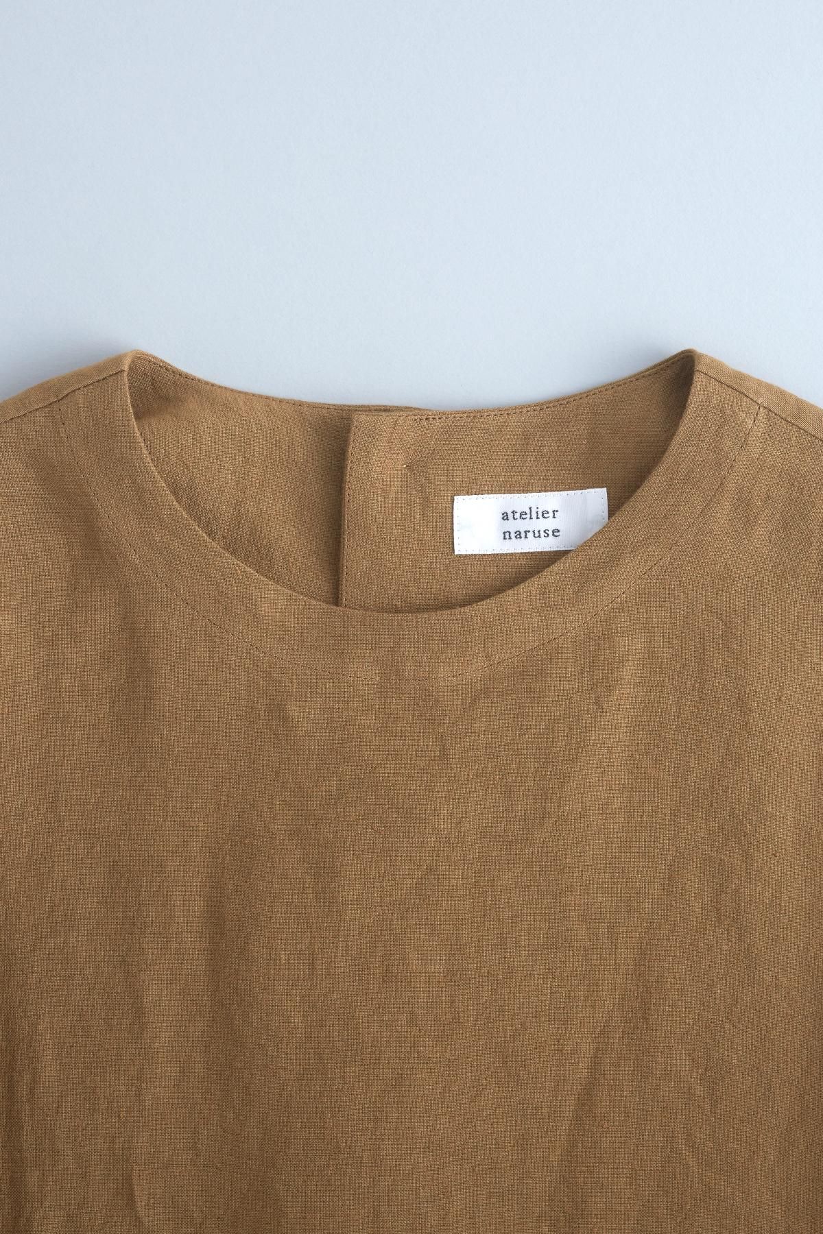 linen sleeveless one-piece +rib - atelier naruse｜Online store｜the an