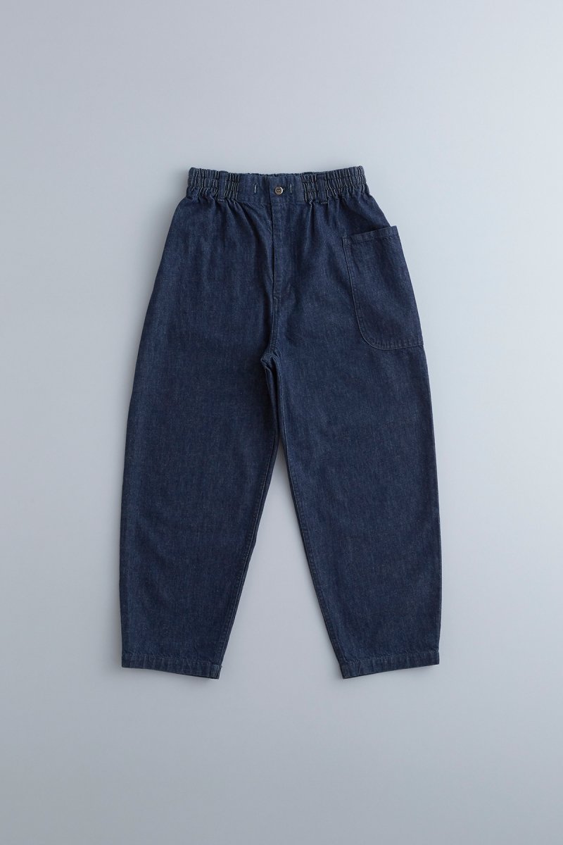 cotton denim balloon pants