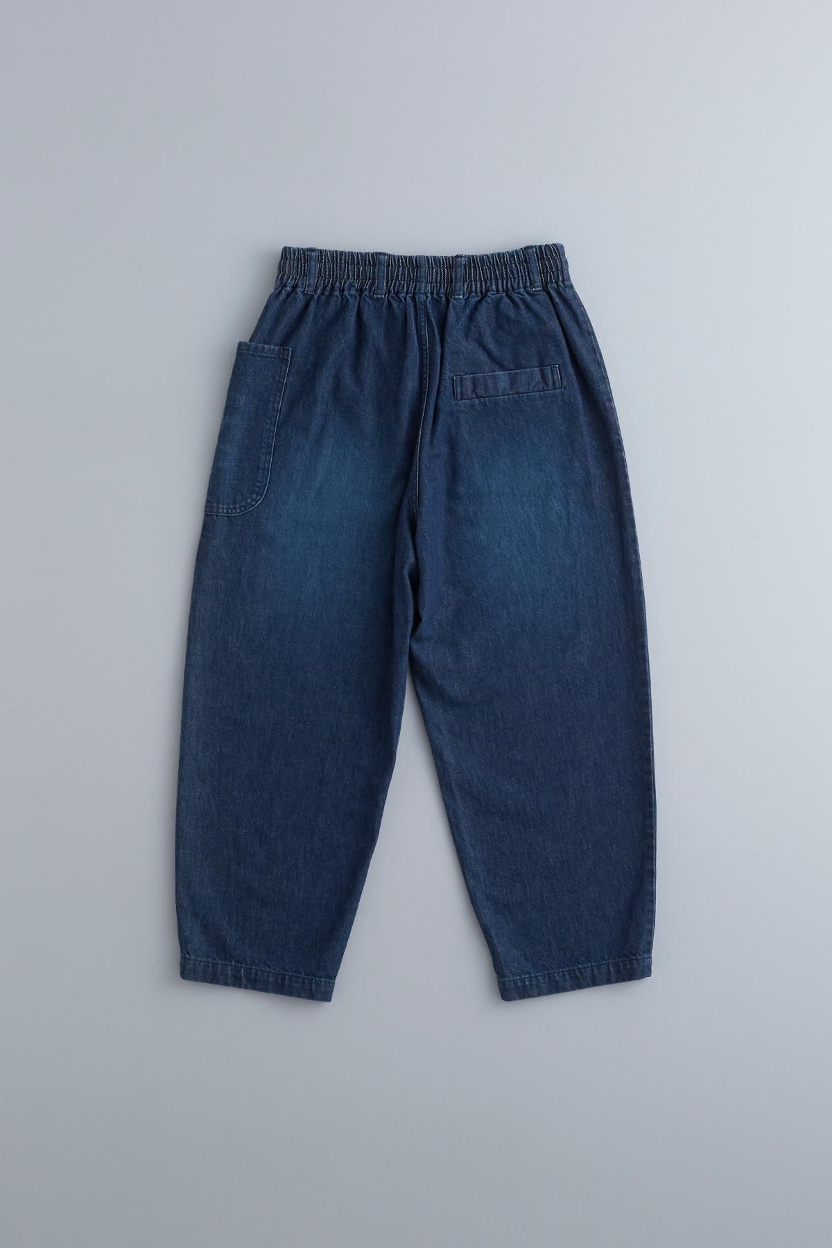 cotton denim balloon pants / stone washing ver. - atelier
