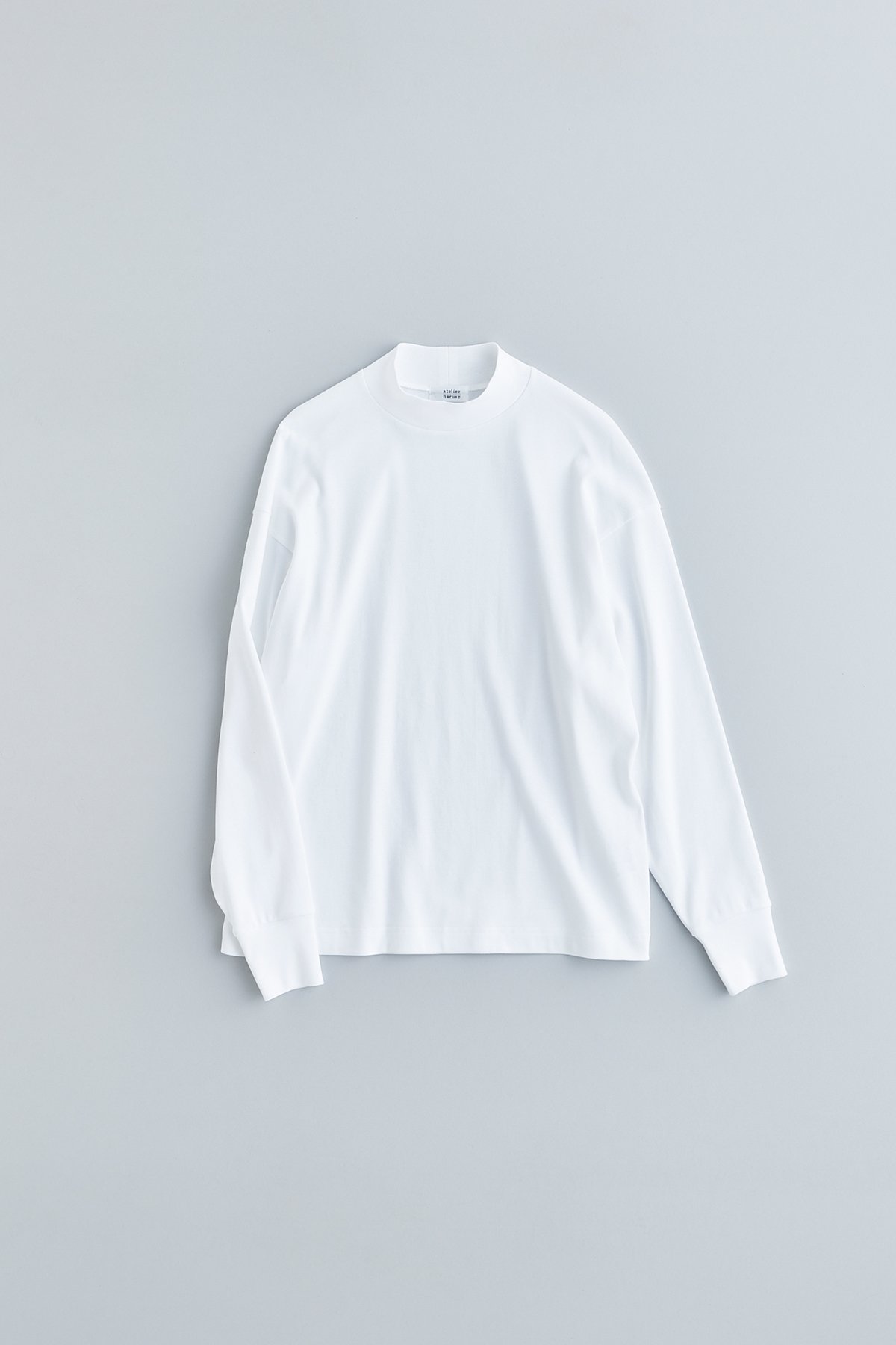 cotton mock-neck cut&sewn - atelier naruse | Online store