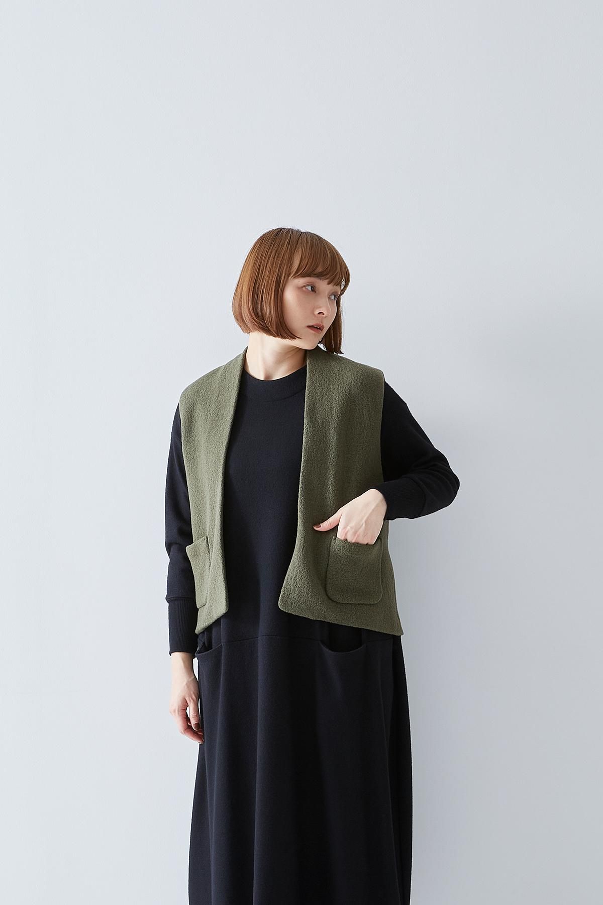 pure wool bouclé vest - atelier naruse｜Online store｜the an