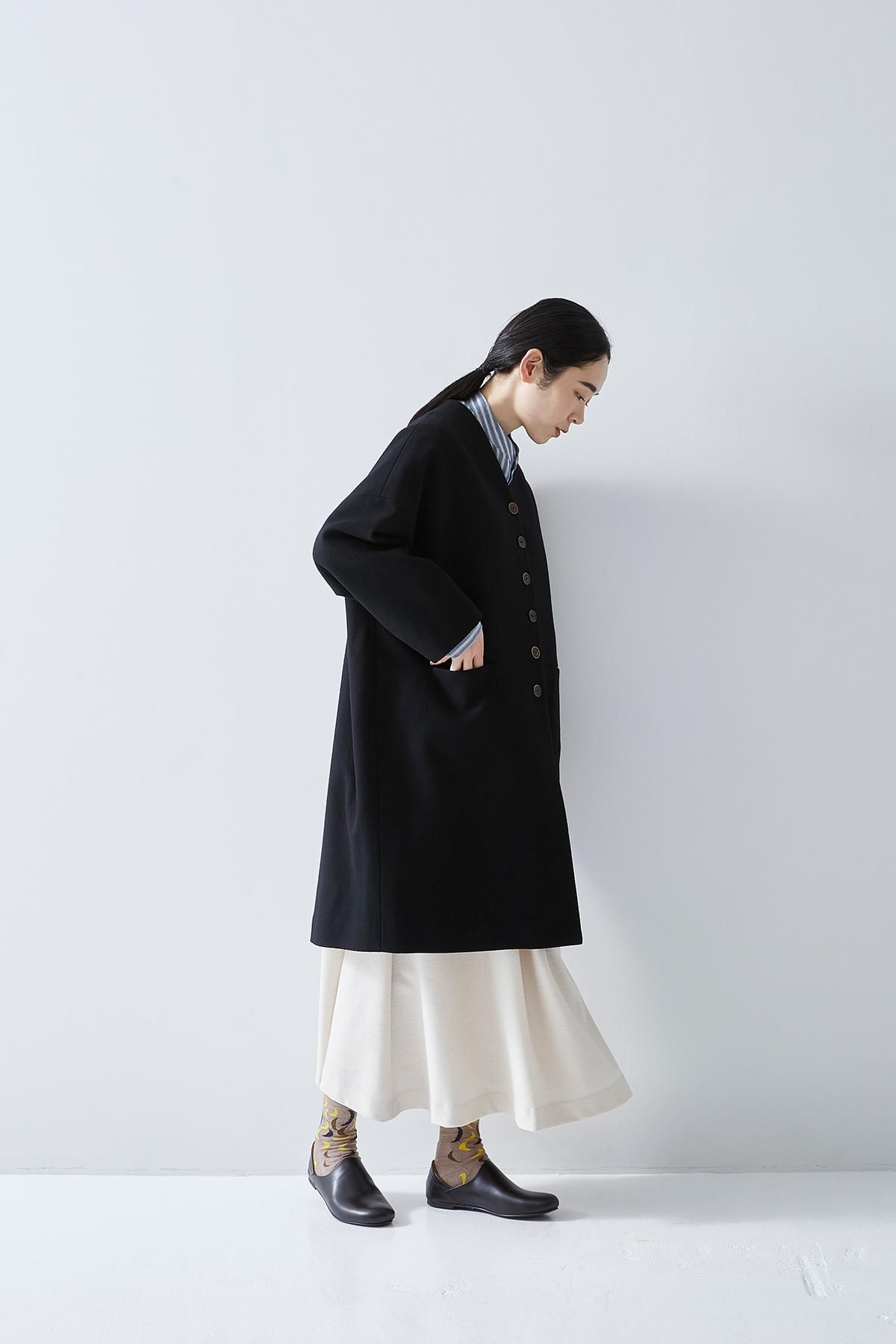 新品】ナエnaeTraditional Melton Coat Pコート上質 新品】ナエ