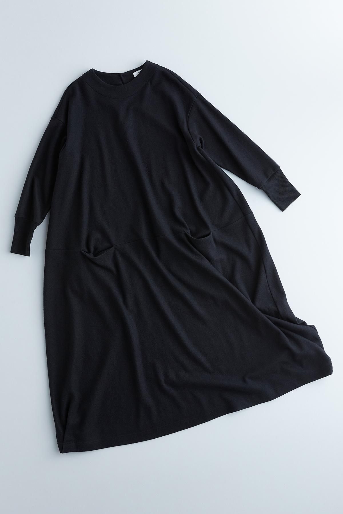 smooth wool cocoon one-piece - atelier naruse｜Online store