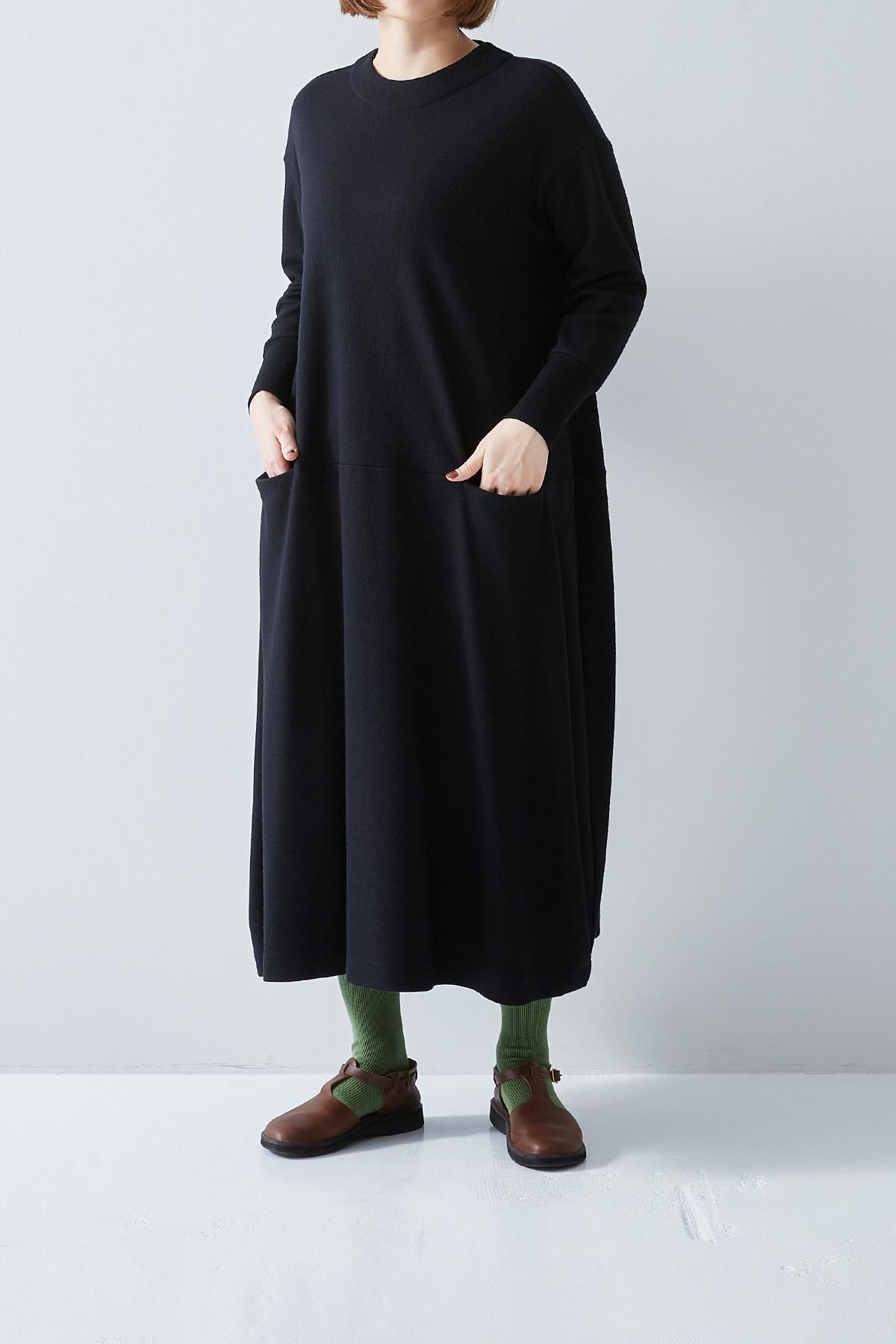 smooth wool cocoon one-piece - atelier naruse｜Online store
