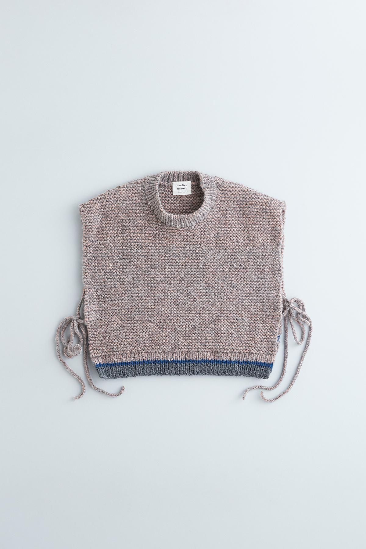 今話題のアイテムを DARUMA vest knitted hand ~mong-mal~ naruse｜GEEK atelier × ベスト+ジレ