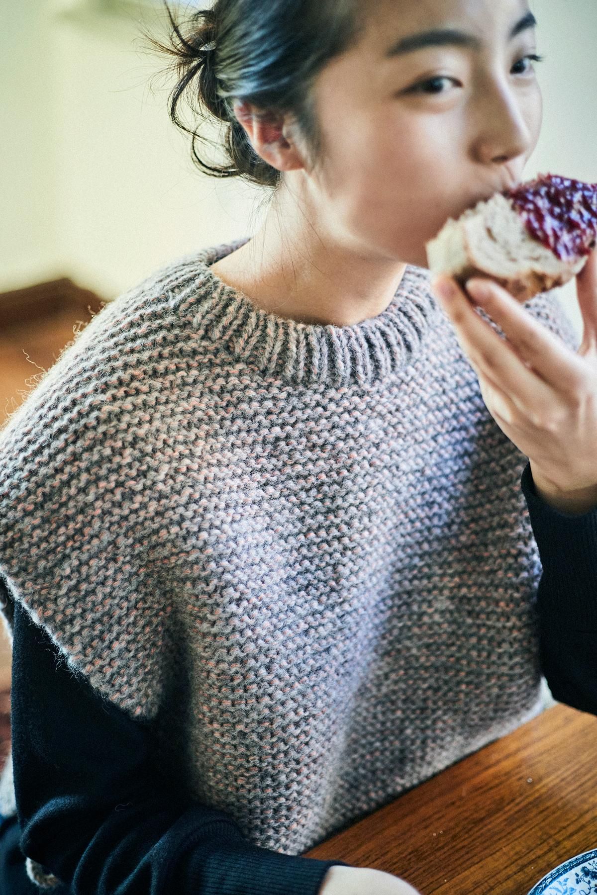 DARUMA × atelier naruse｜GEEK ~mong-mal~ hand knitted vest
