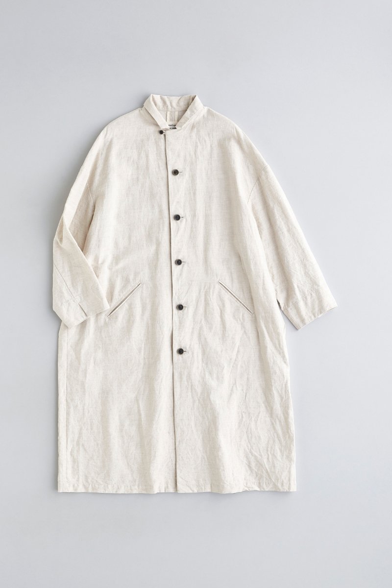 linen cotton light coat / kinari