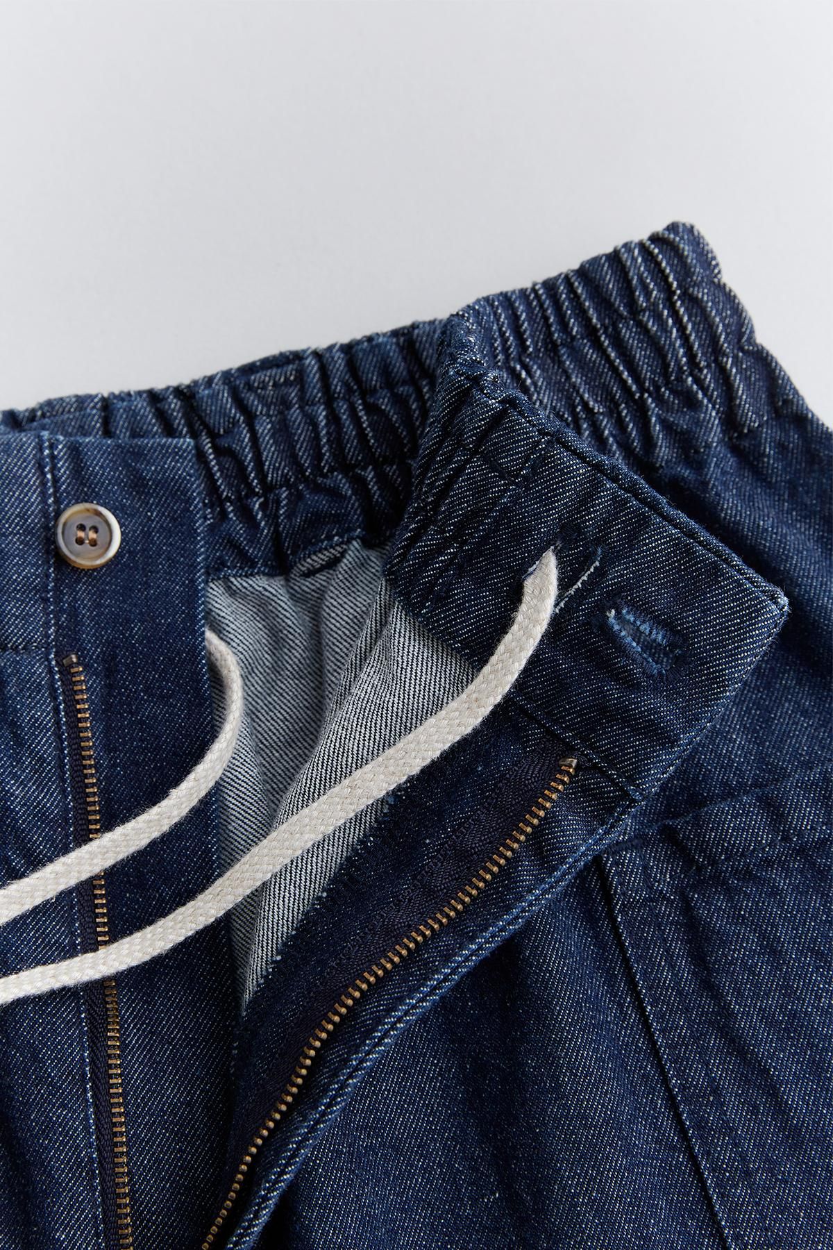 cotton denim balloon pants - atelier naruse｜Online store