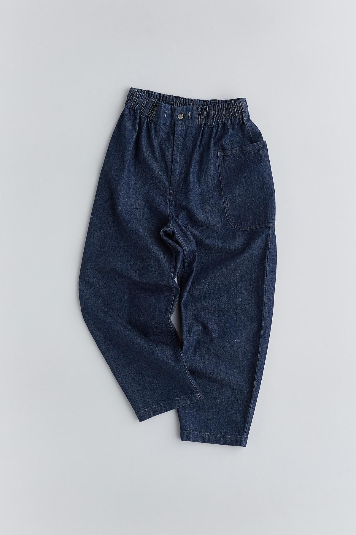 atelier naruse　denim balloon pants 40 cotton denim balloon pants / indigo - atelier naruse｜Online