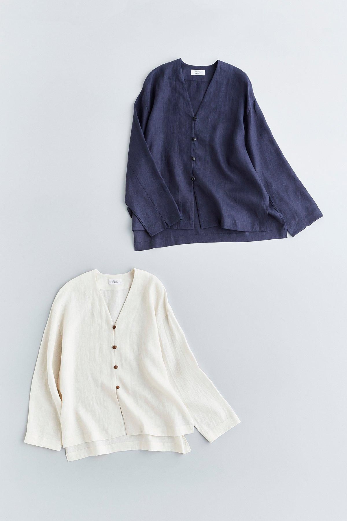linen shirt cardigan - atelier naruse | Online store linen shirt cardigan - atelier naruse | Online store