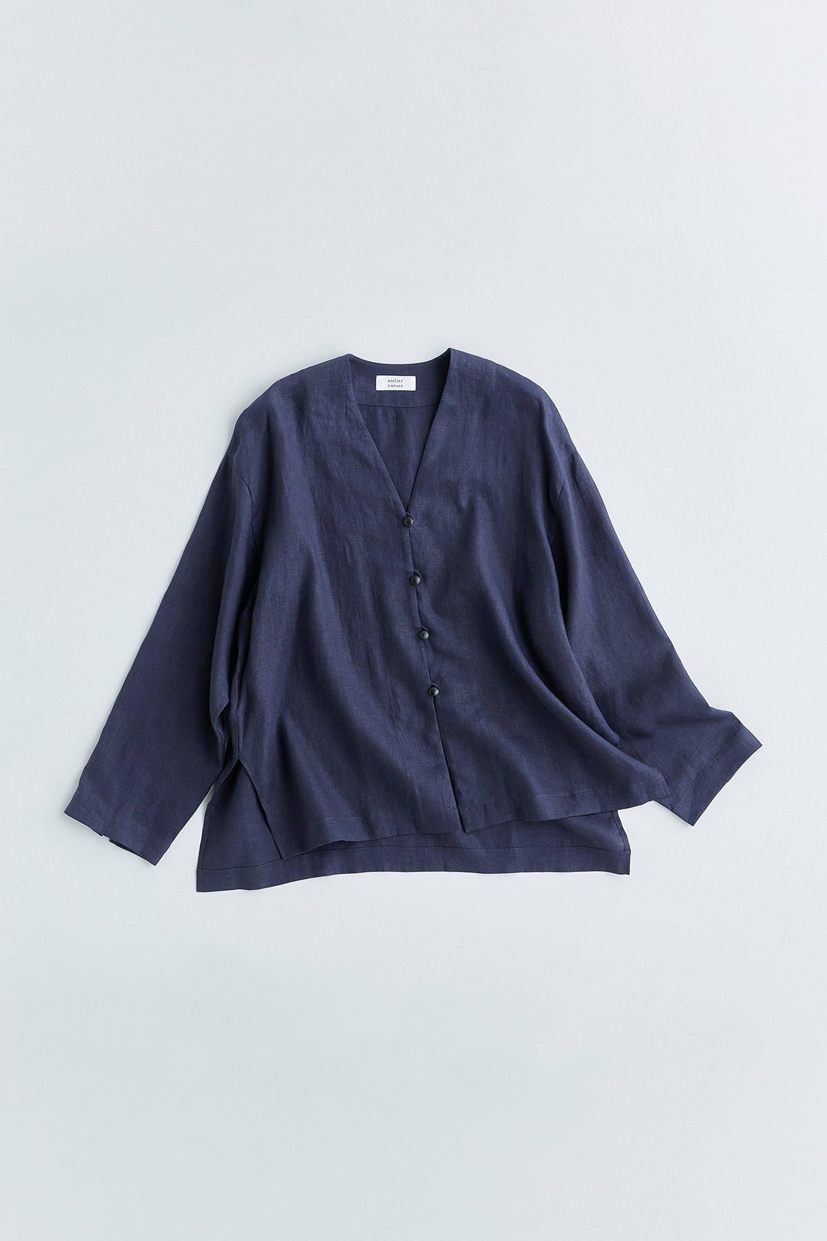 linen shirt cardigan - atelier naruse｜Online store｜the an