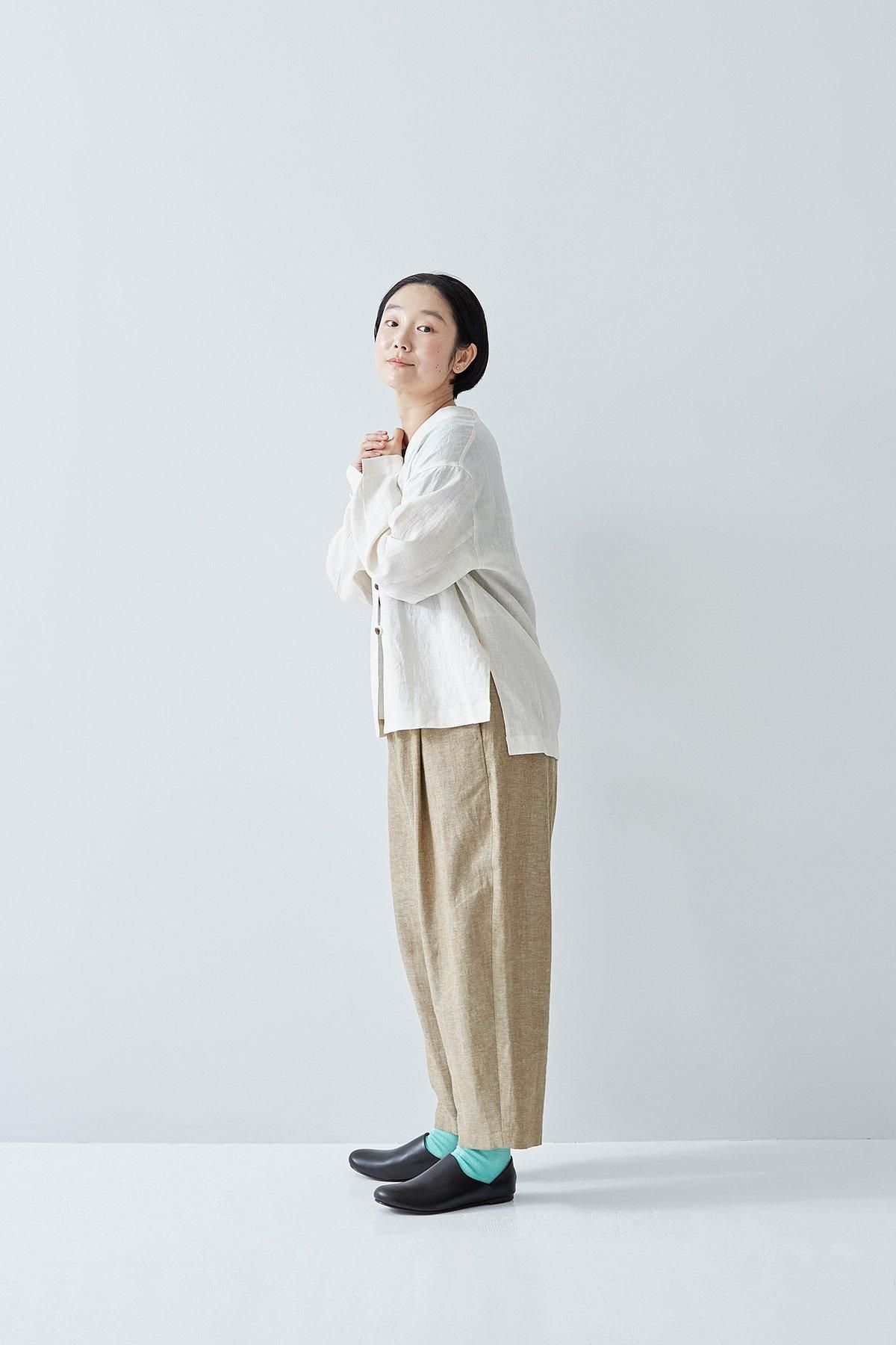 linen shirt cardigan - atelier naruse｜Online store｜the an