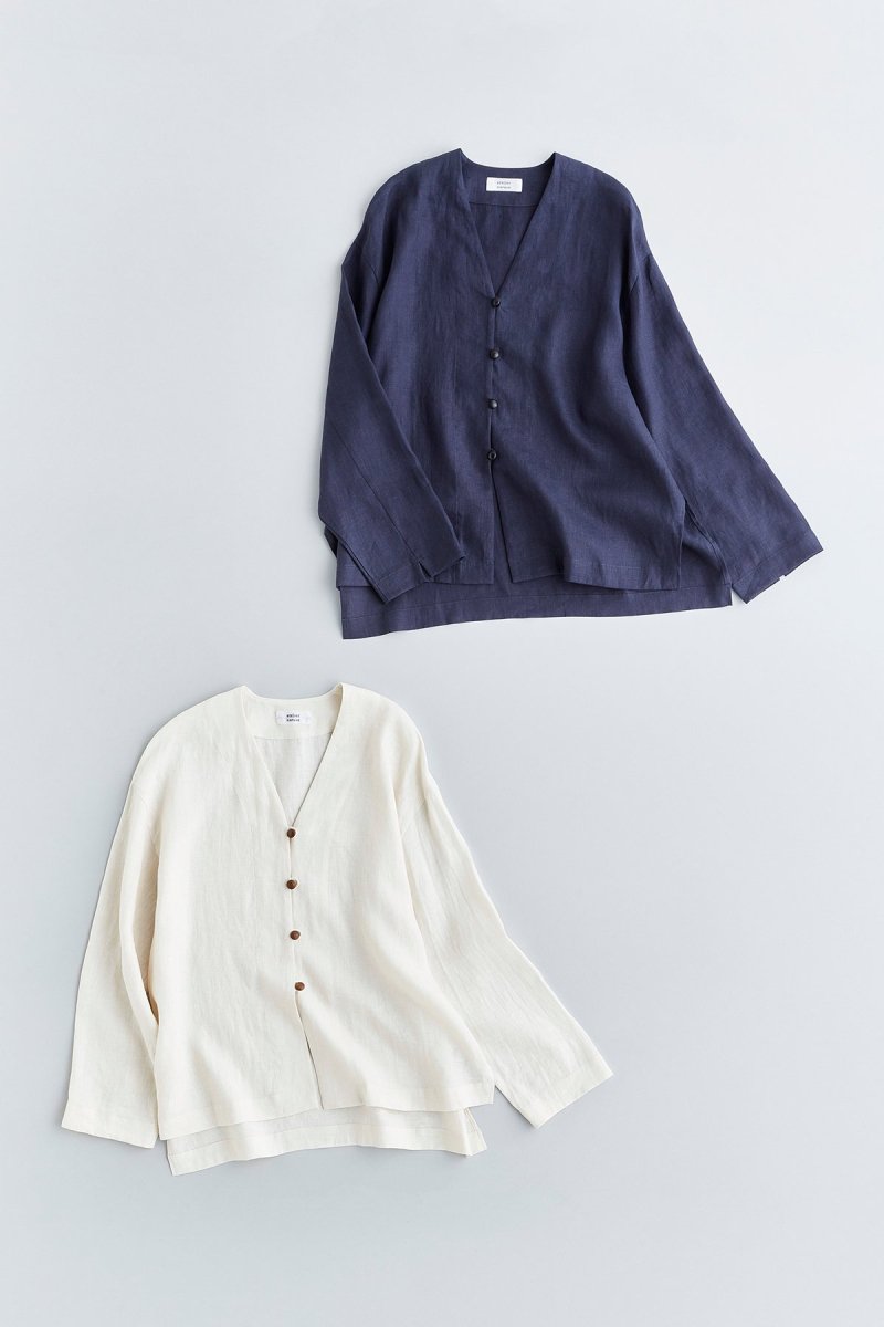 linen shirt cardigan