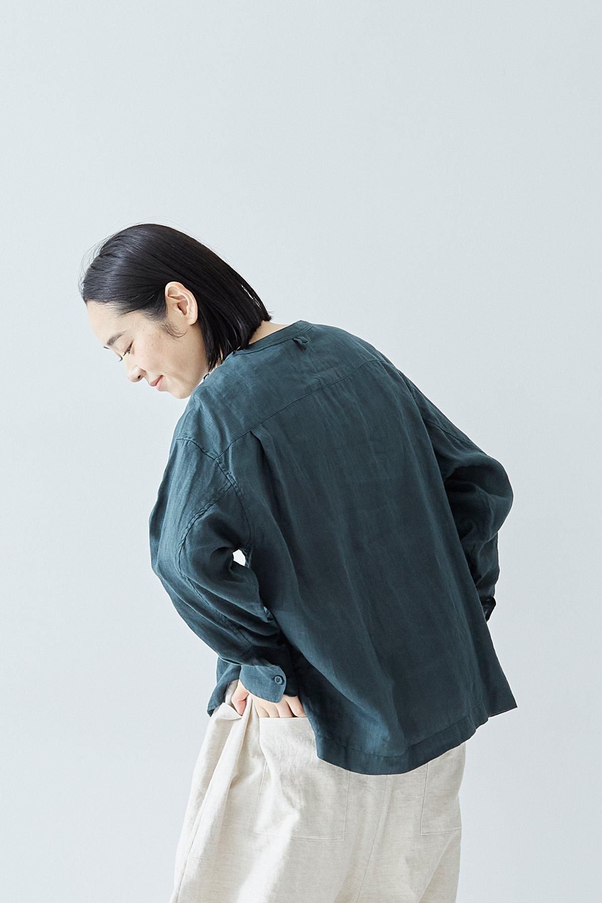 linen smock blouse - atelier naruse|Online store|the an linen smock blouse - atelier naruse|Online store|the an