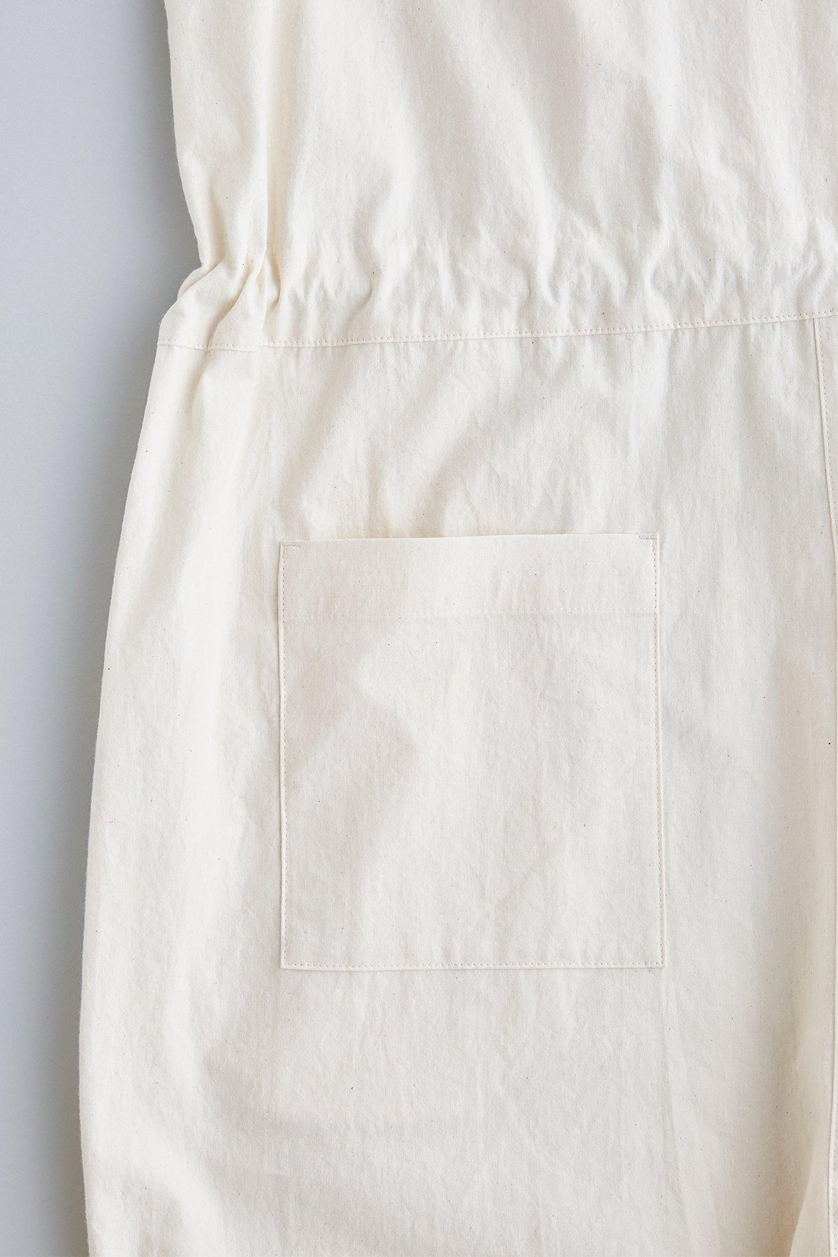 vintage buff cotton overalls - atelier naruse｜Online store