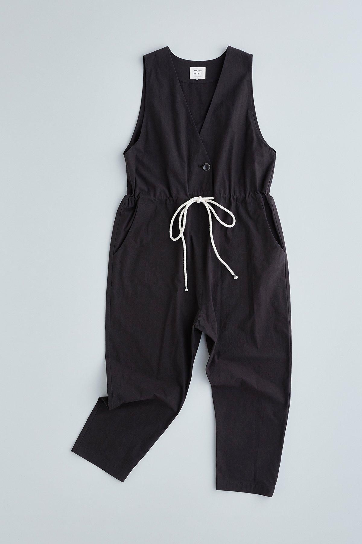 vintage buff cotton overalls - atelier naruse｜Online store