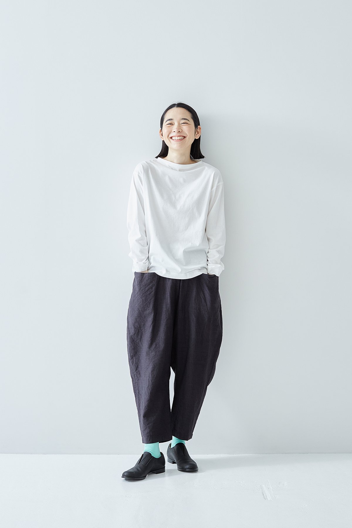 linen cotton sarouel pants - atelier naruse | Online store