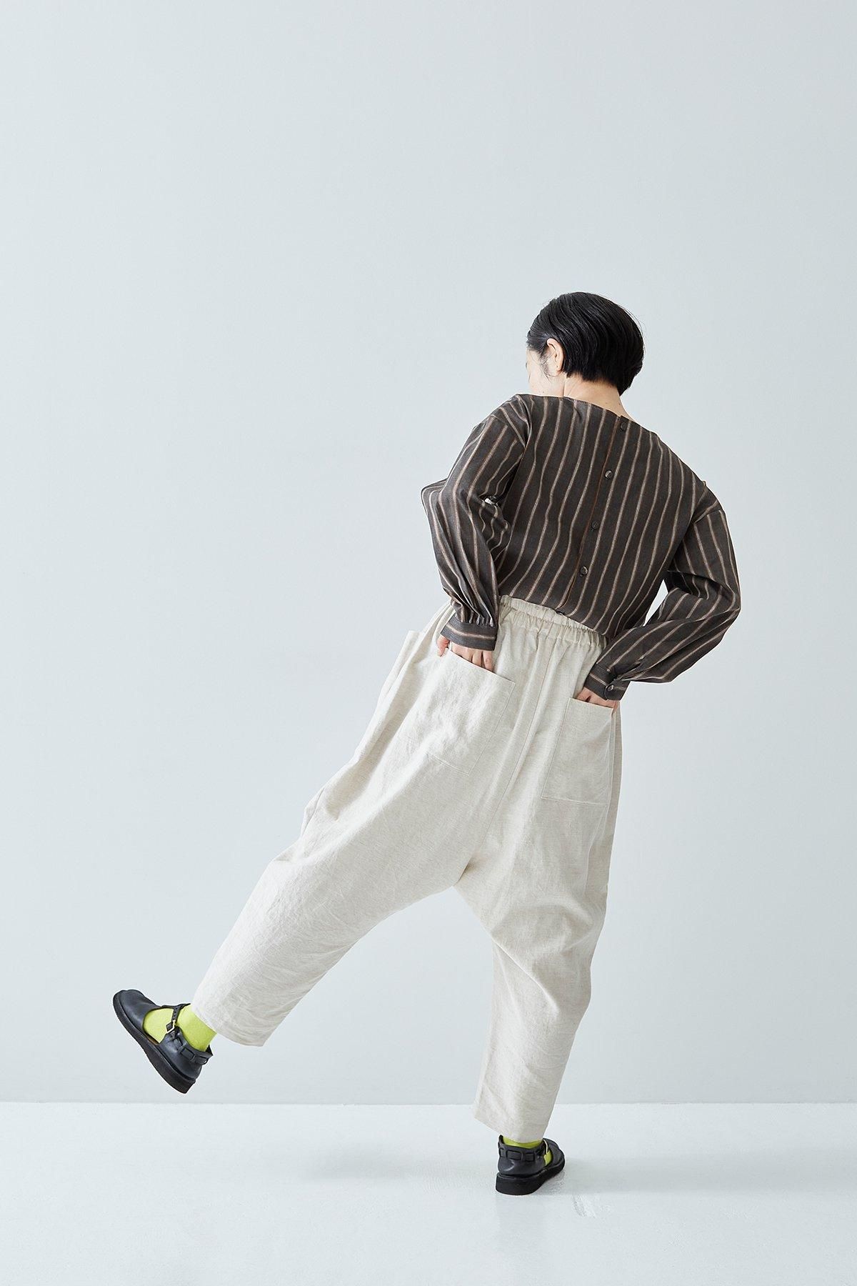 linen cotton sarouel pants - atelier naruse|Online store linen cotton sarouel pants - atelier naruse|Online store