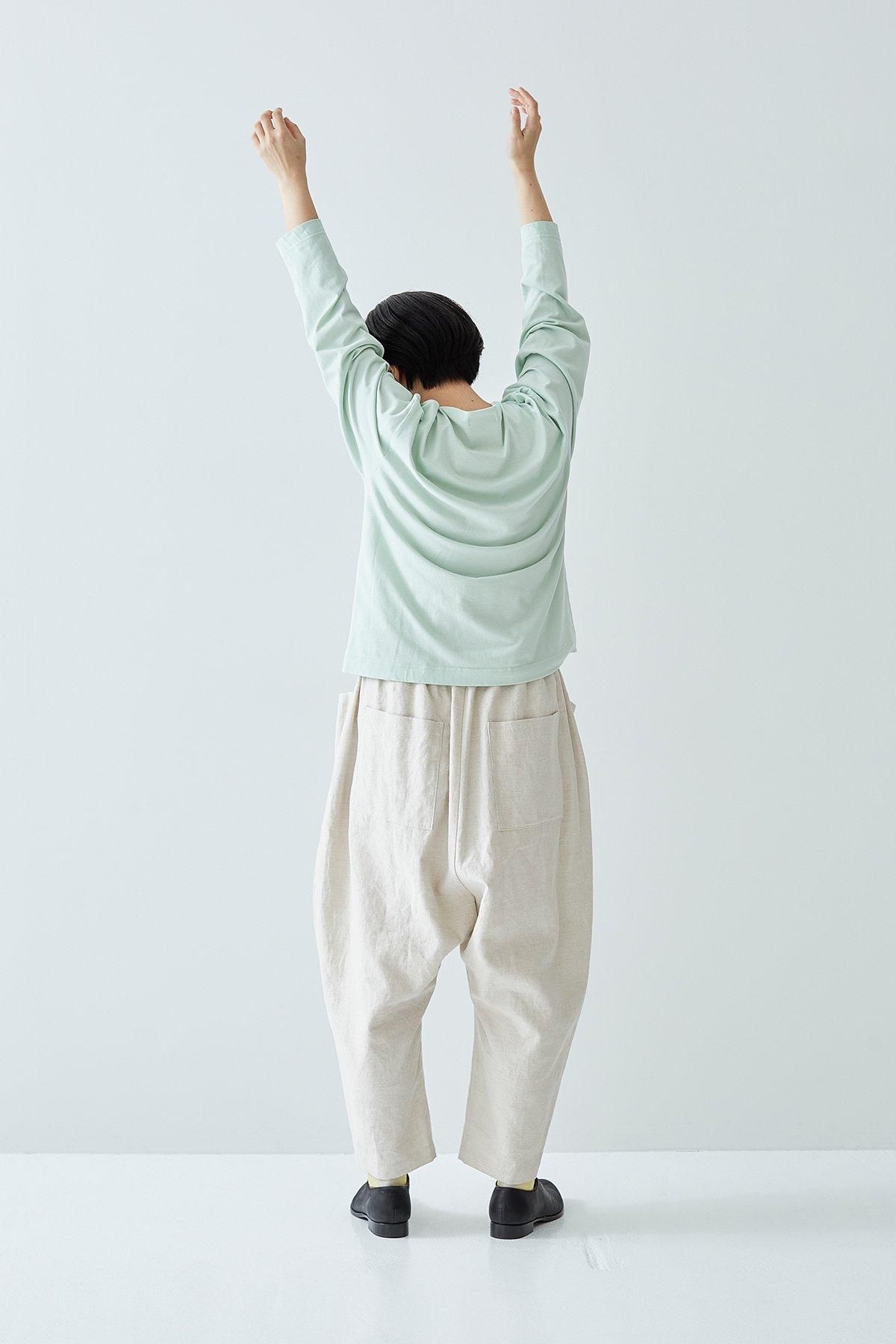 linen cotton sarouel pants - atelier naruse｜Online store