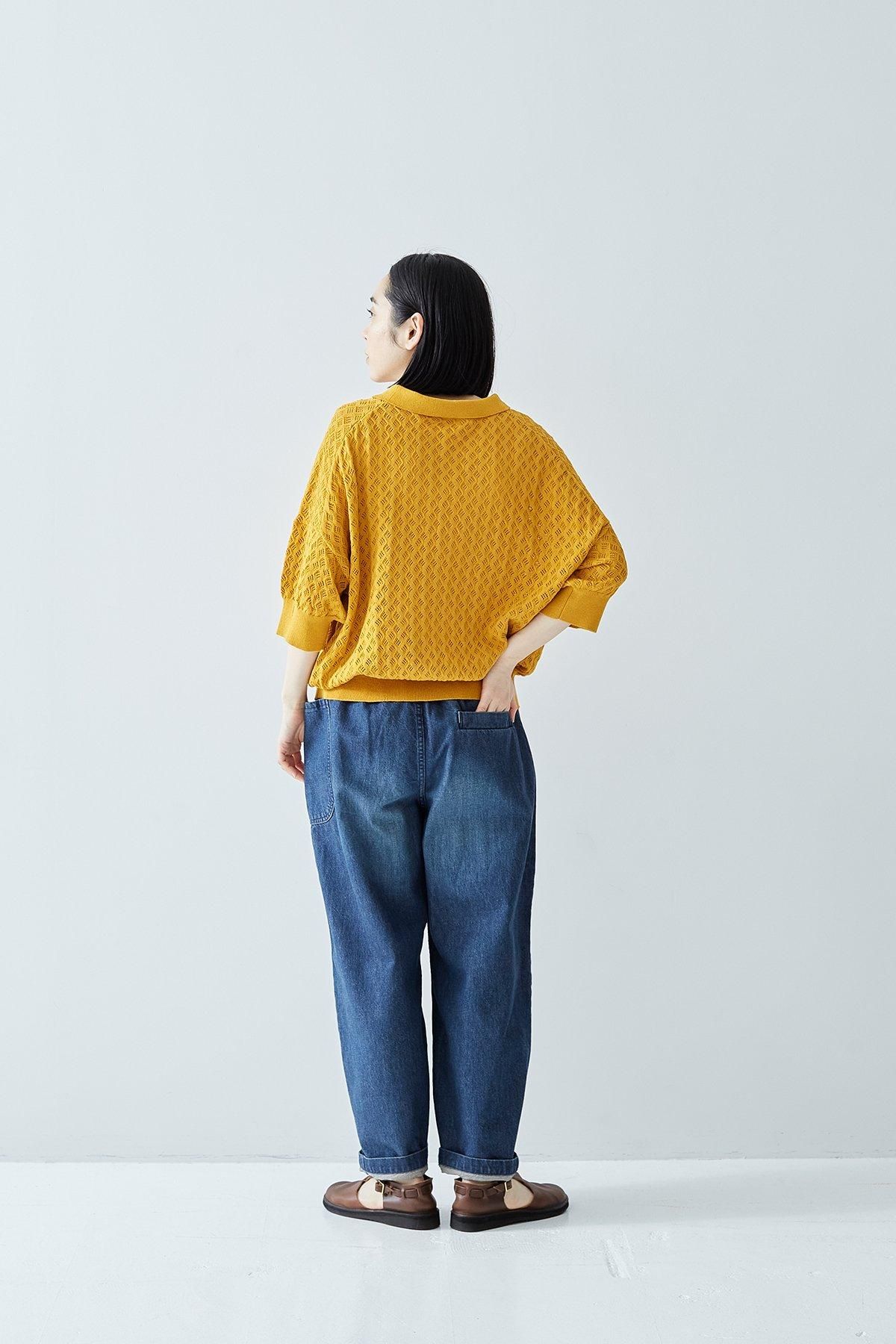 cotton collar retro knit - atelier naruse｜Online store｜the an