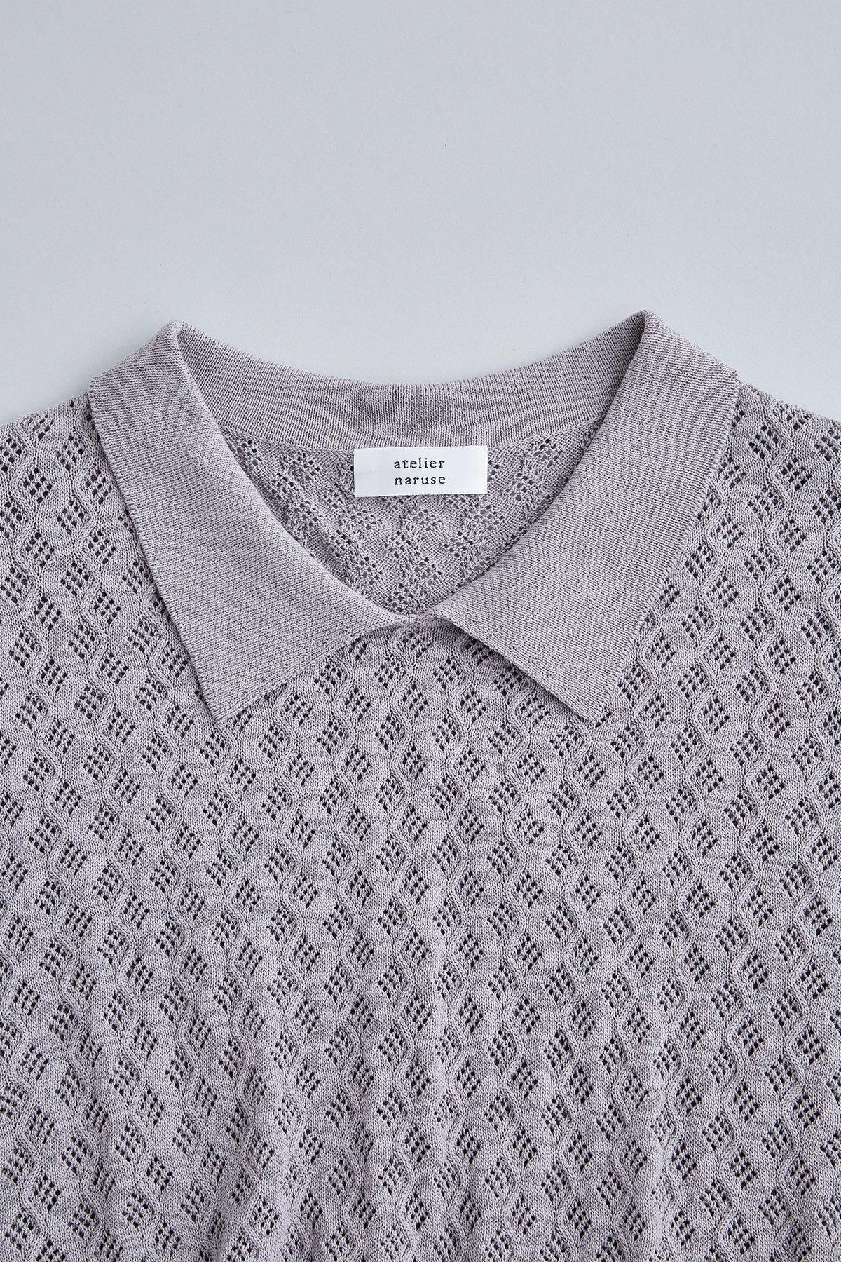 cotton collar retro knit - atelier naruse｜Online store｜the an