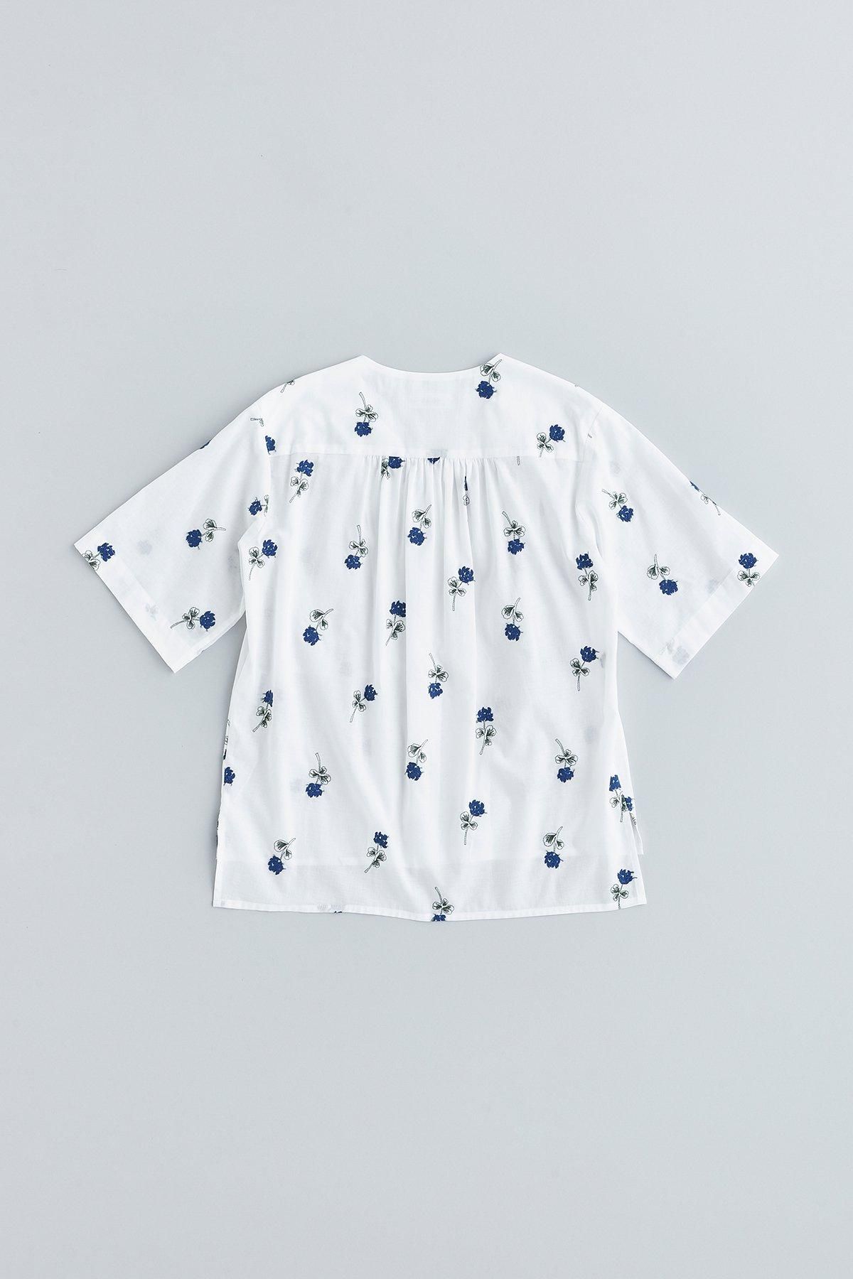 DARUMA×atelier naruse コットンGardenブラウス DARUMA × atelier naruse|cotton ~Garden~ blouse - atelier