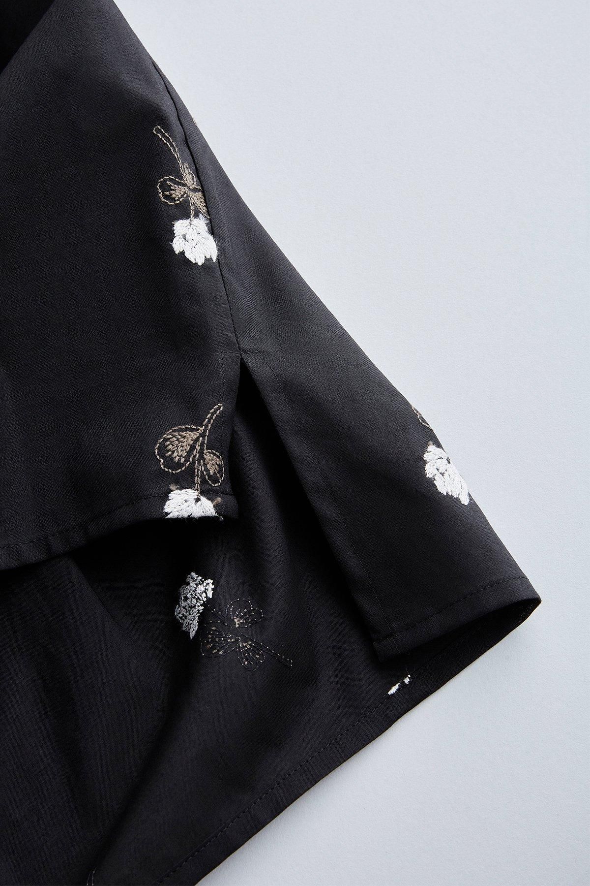 DARUMA×atelier naruse コットンGardenブラウス DARUMA × atelier naruse｜cotton ~Garden~ blouse - atelier