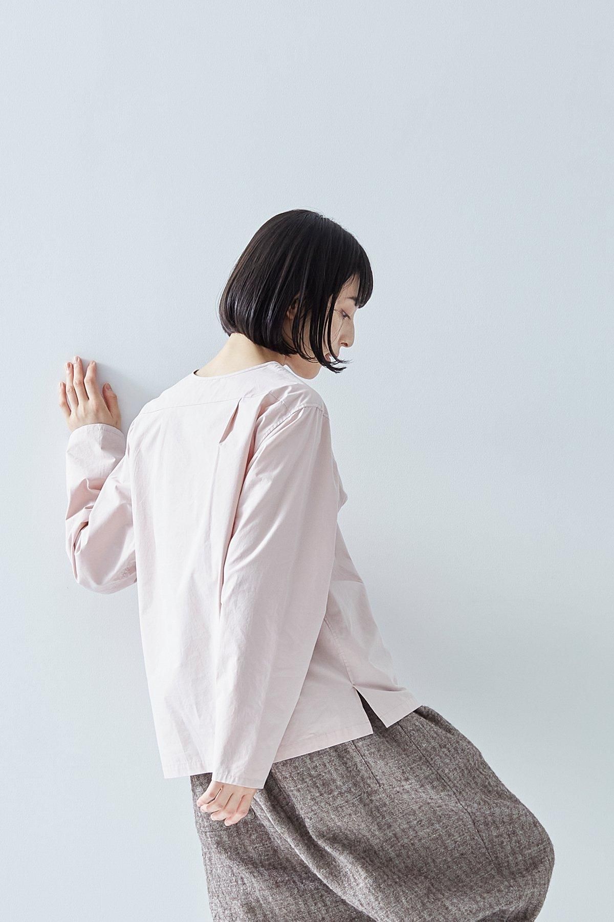 cotton henry neck shirt - atelier naruse｜Online store｜the an