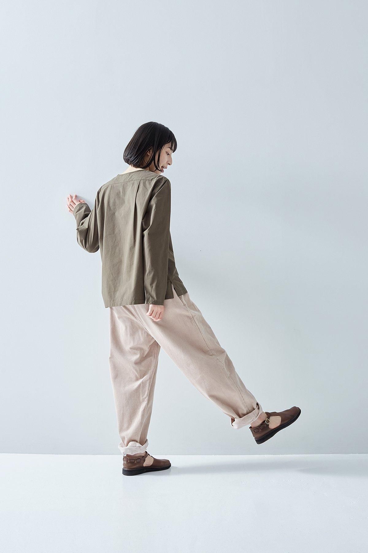 cotton henry neck shirt - atelier naruse|Online store|the an cotton henry neck shirt - atelier naruse|Online store|the an